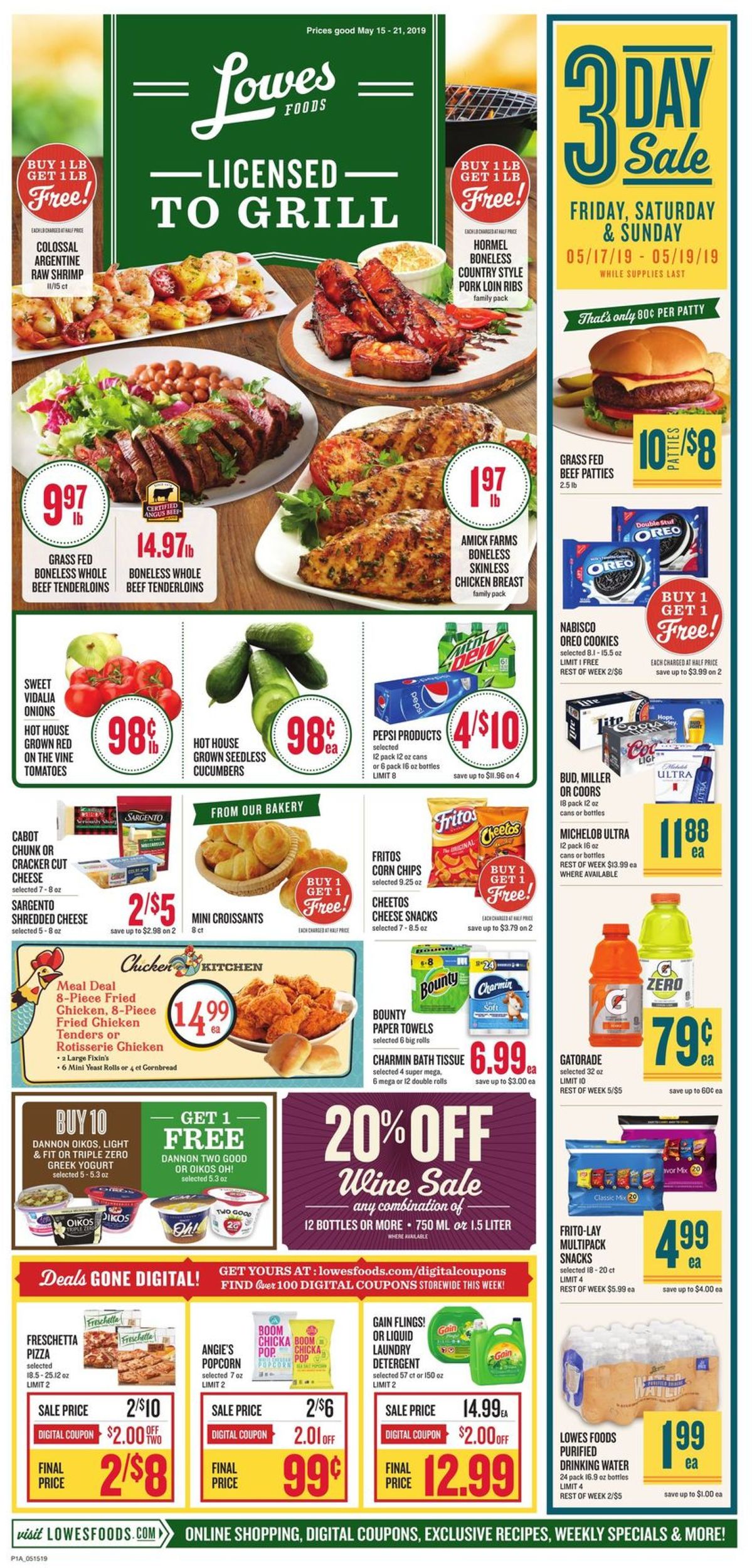 Lowes Foods Weekly Ad Circular - valid 05/15-05/21/2019