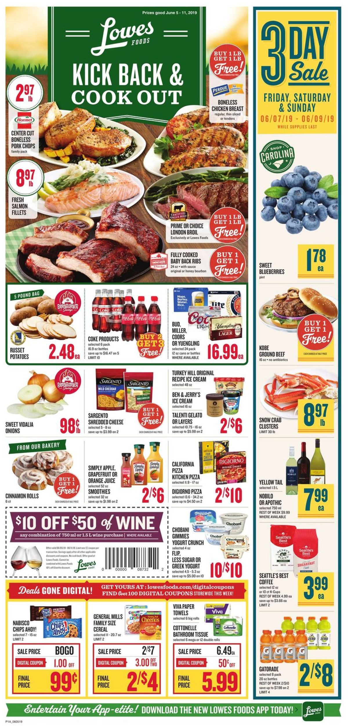 Lowes Foods Weekly Ad Circular - valid 06/05-06/11/2019