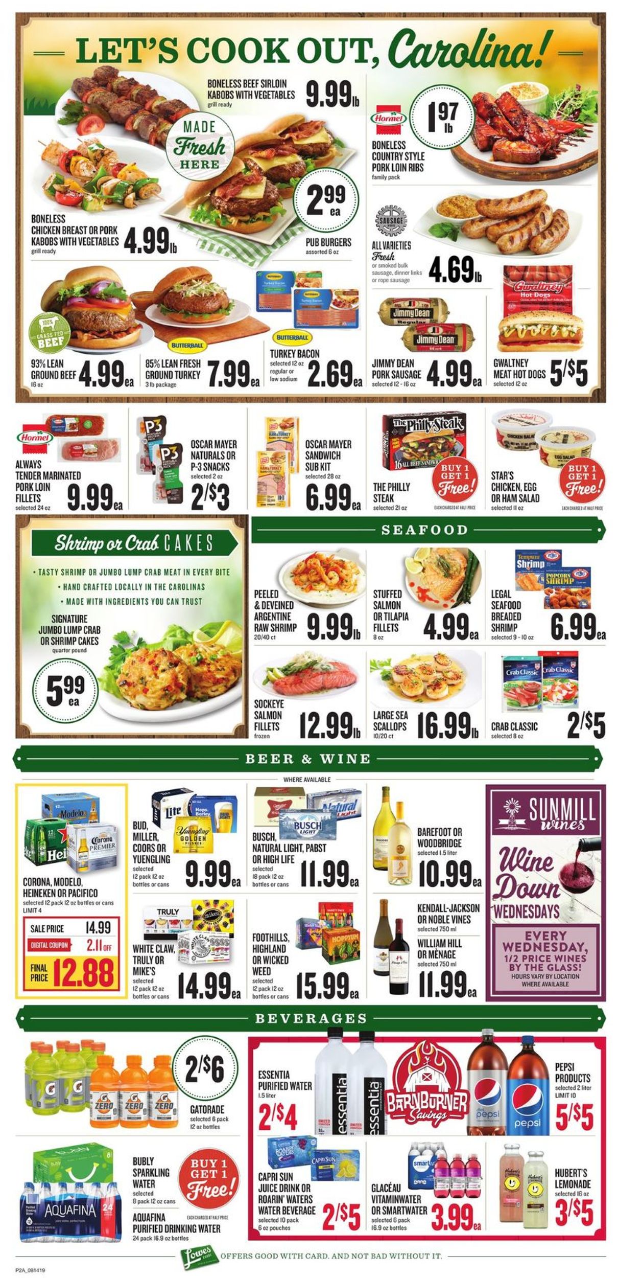 Lowes Foods Weekly Ad Circular - valid 08/14-08/20/2019 (Page 3)