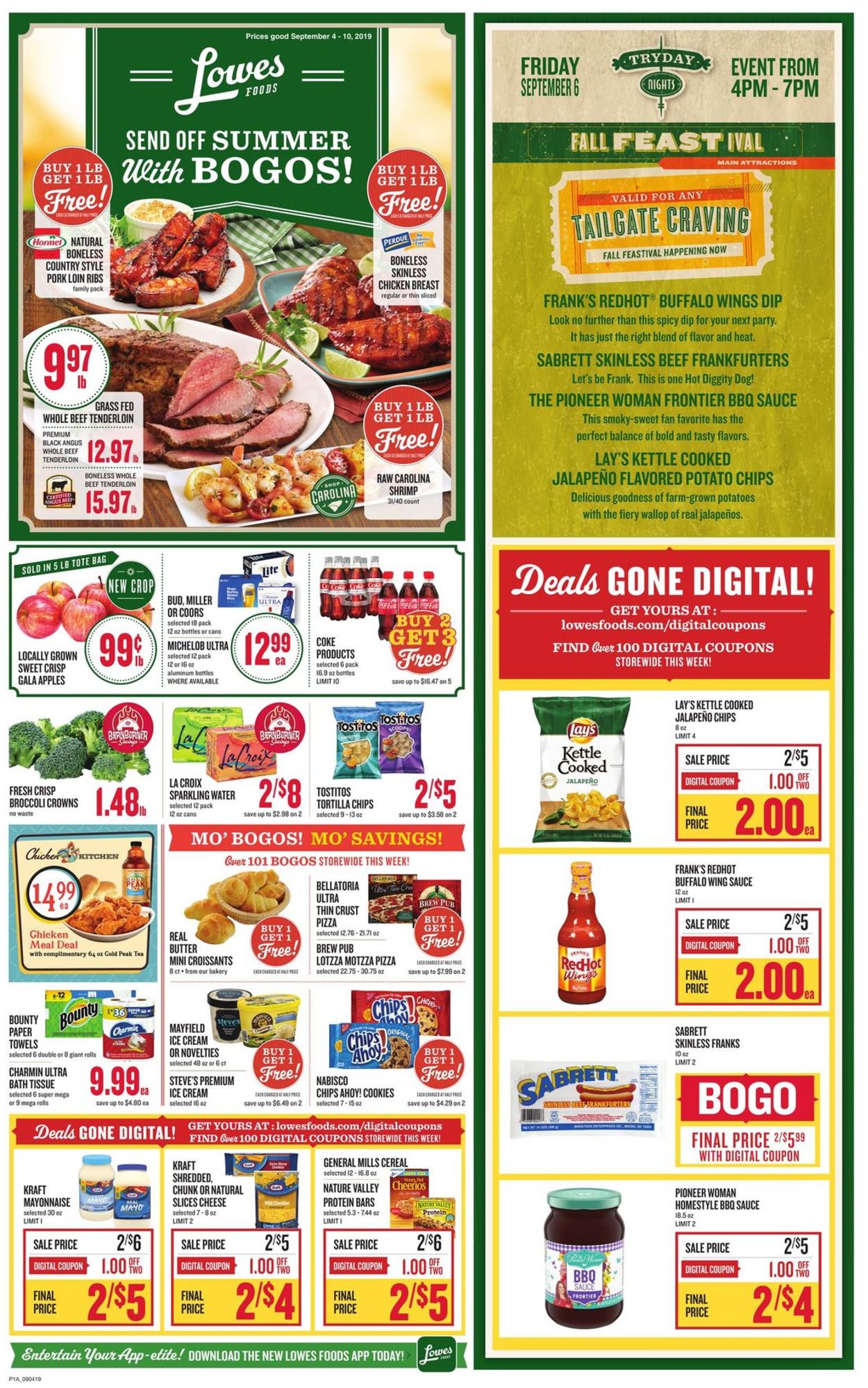 Lowes Foods Weekly Ad Circular - valid 09/04-09/10/2019 (Page 2)