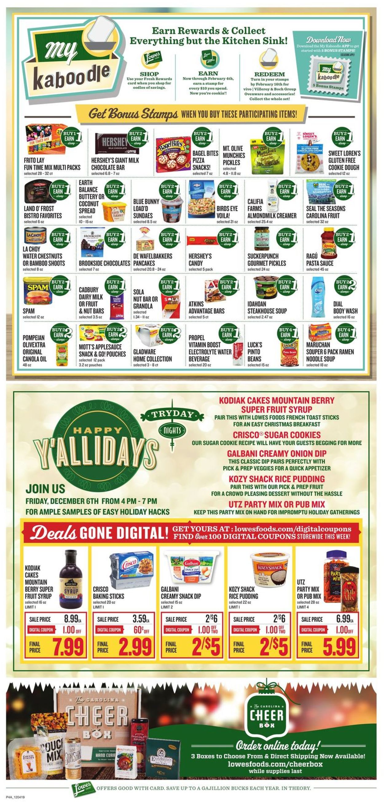 Lowes Foods - Holidays Ad 2019 Weekly Ad Circular - valid 12/04-12/10/2019 (Page 7)