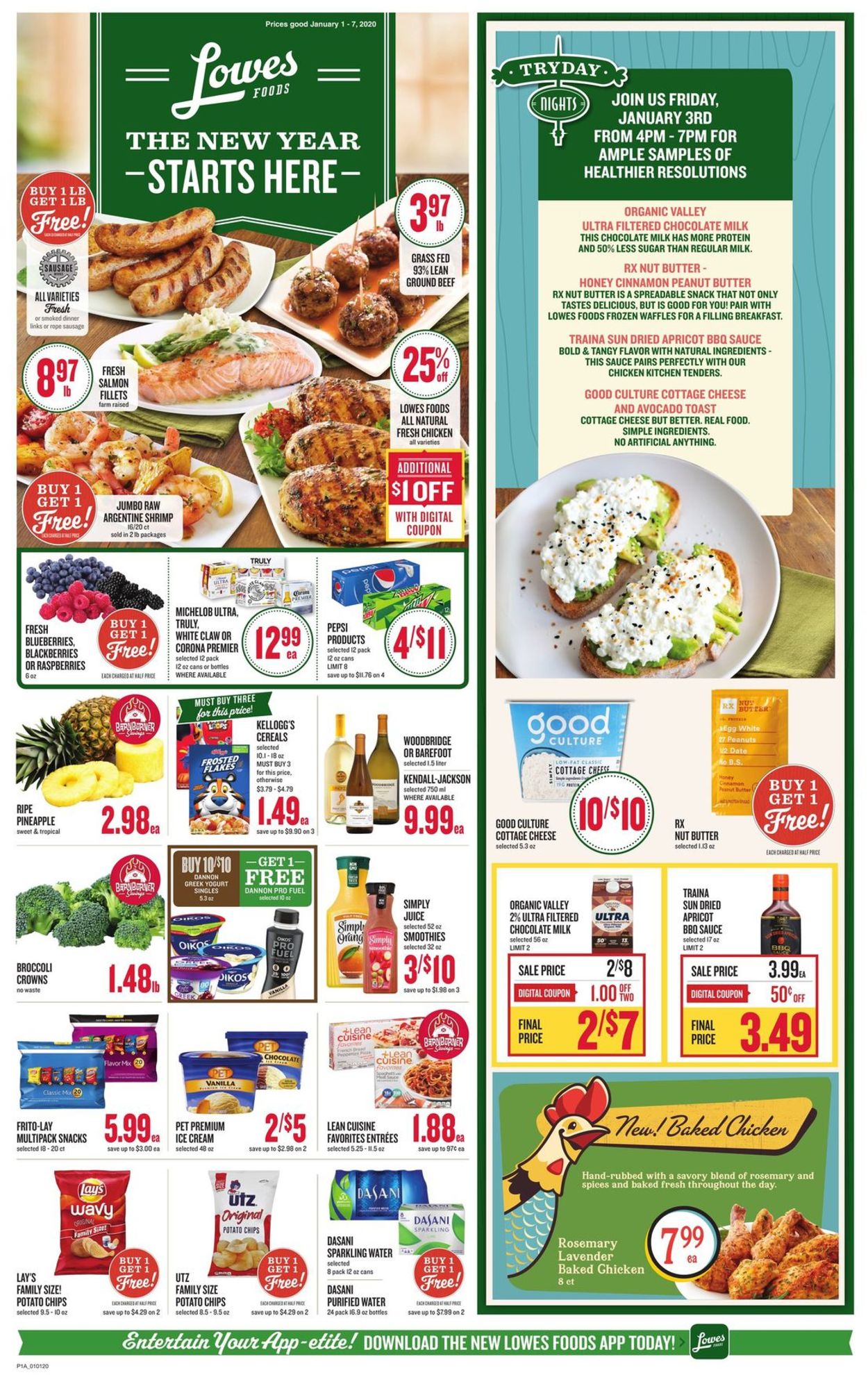 Lowes Foods Weekly Ad Circular - valid 01/01-01/07/2020 (Page 2)