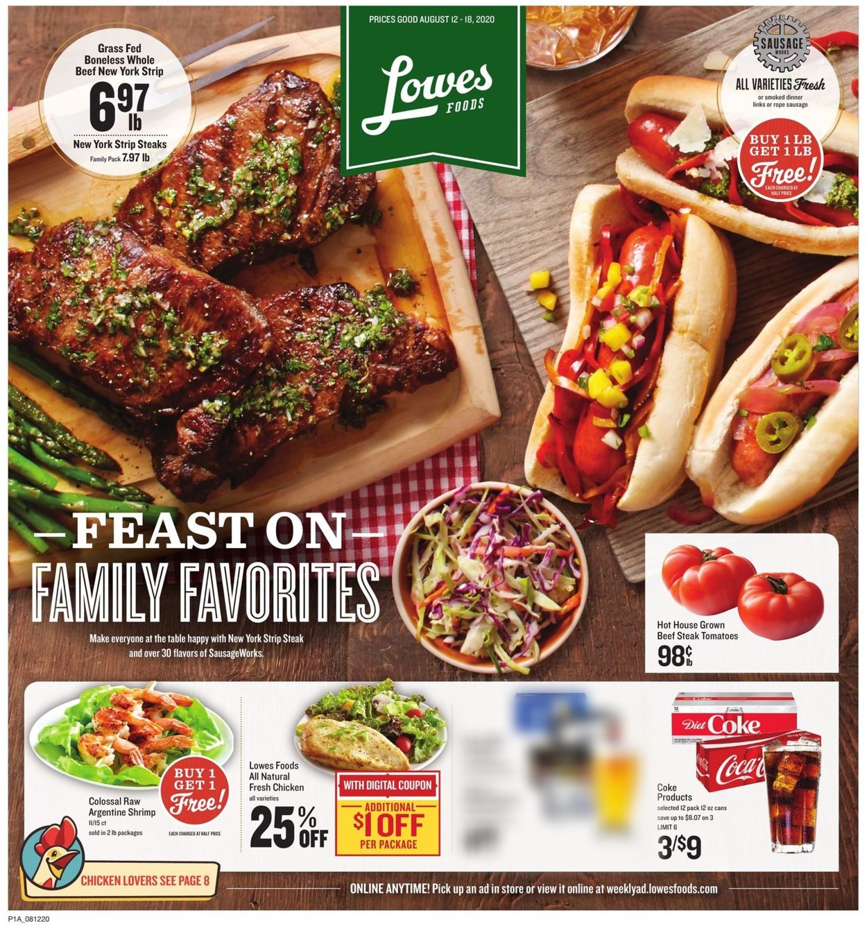 Lowes Foods Weekly Ad Circular - valid 08/12-08/18/2020