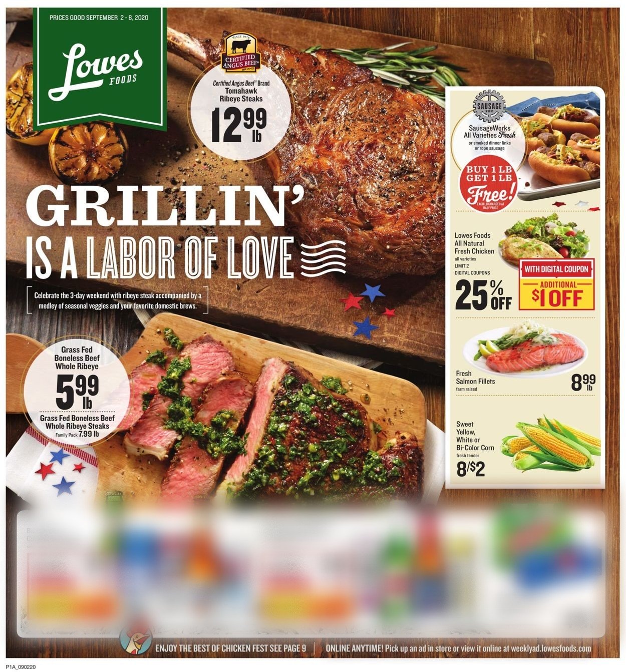 Lowes Foods Weekly Ad Circular - valid 09/02-09/08/2020