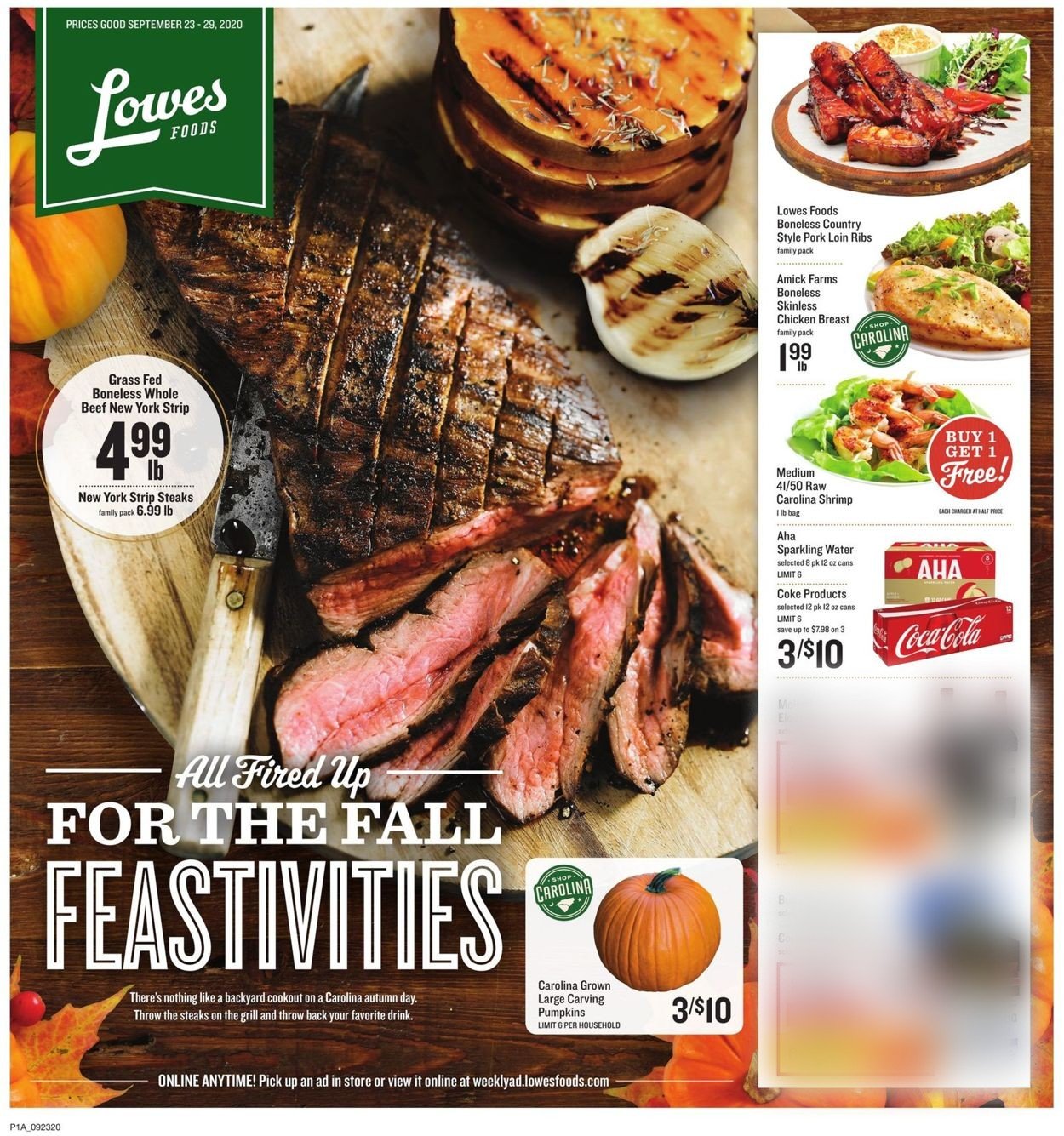 Lowes Foods Weekly Ad Circular - valid 09/23-09/29/2020