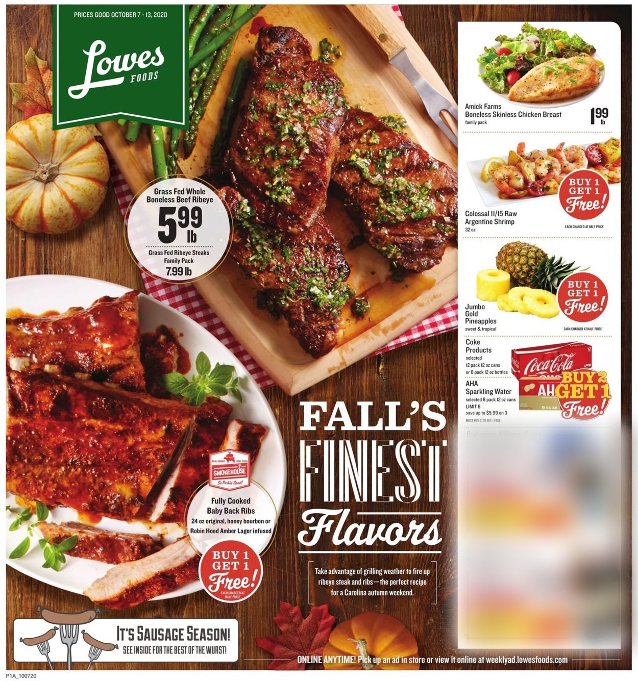 Lowes Foods Weekly Ad Circular - valid 10/07-10/13/2020