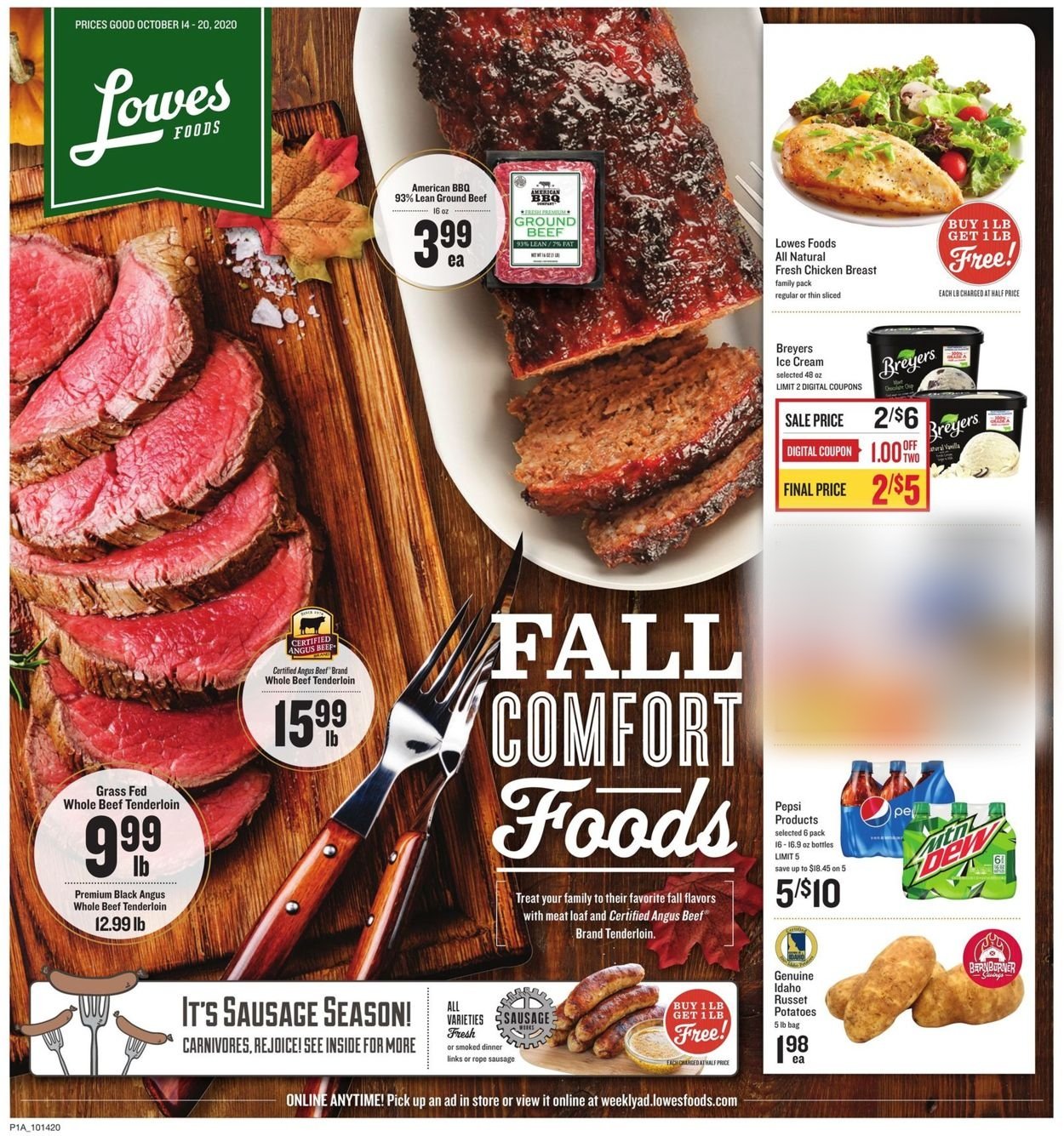 Lowes Foods Weekly Ad Circular - valid 10/14-10/20/2020