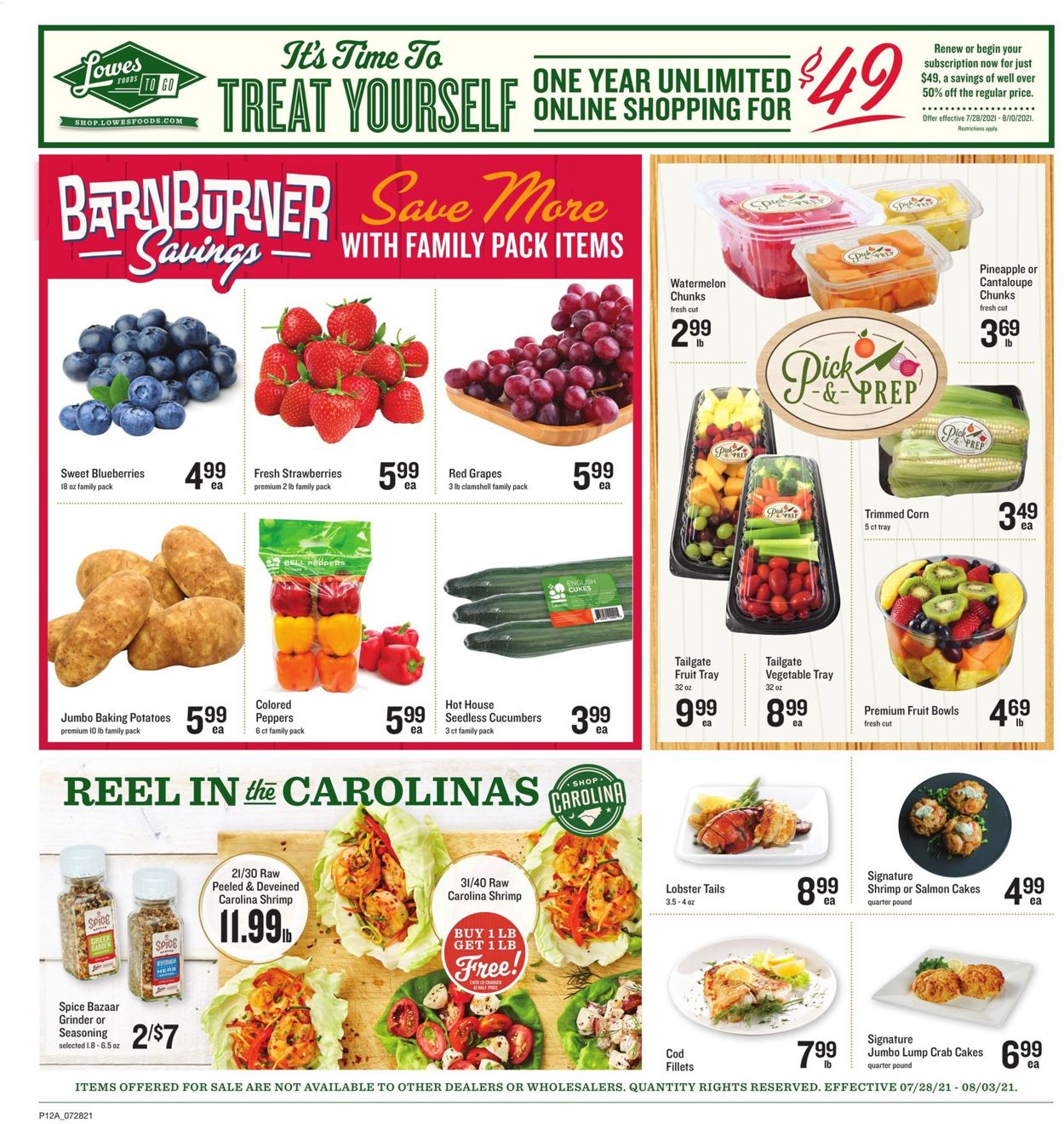 Lowes Foods Weekly Ad Circular - valid 07/28-08/03/2021 (Page 17)