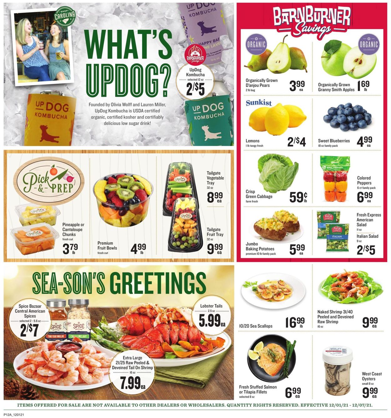 Lowes Foods Weekly Ad Circular - valid 12/01-12/07/2021 (Page 17)