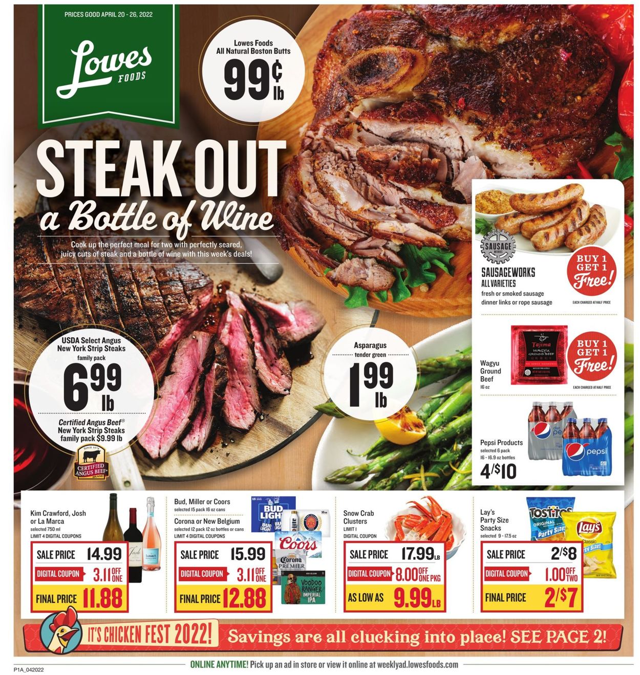 Lowes Foods Weekly Ad Circular - valid 04/20-04/26/2022
