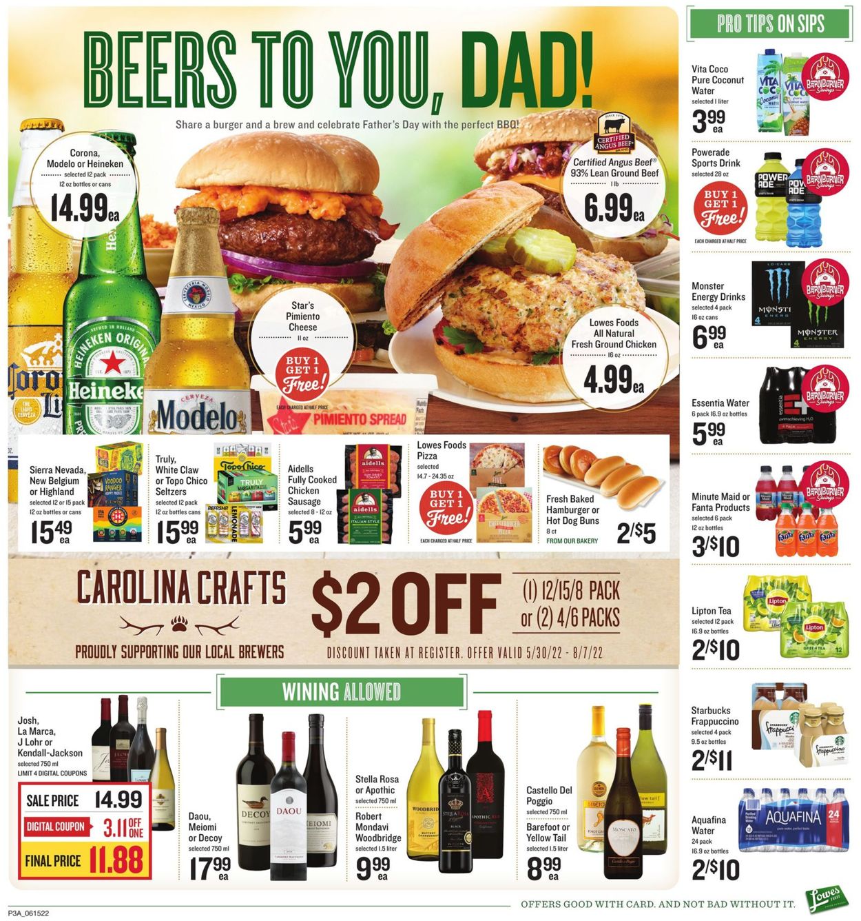 Lowes Foods Weekly Ad Circular - valid 06/15-06/21/2022 (Page 3)