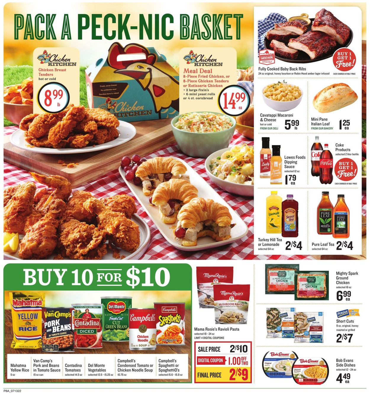 Lowes Foods Weekly Ad Circular - valid 07/13-07/19/2022 (Page 8)