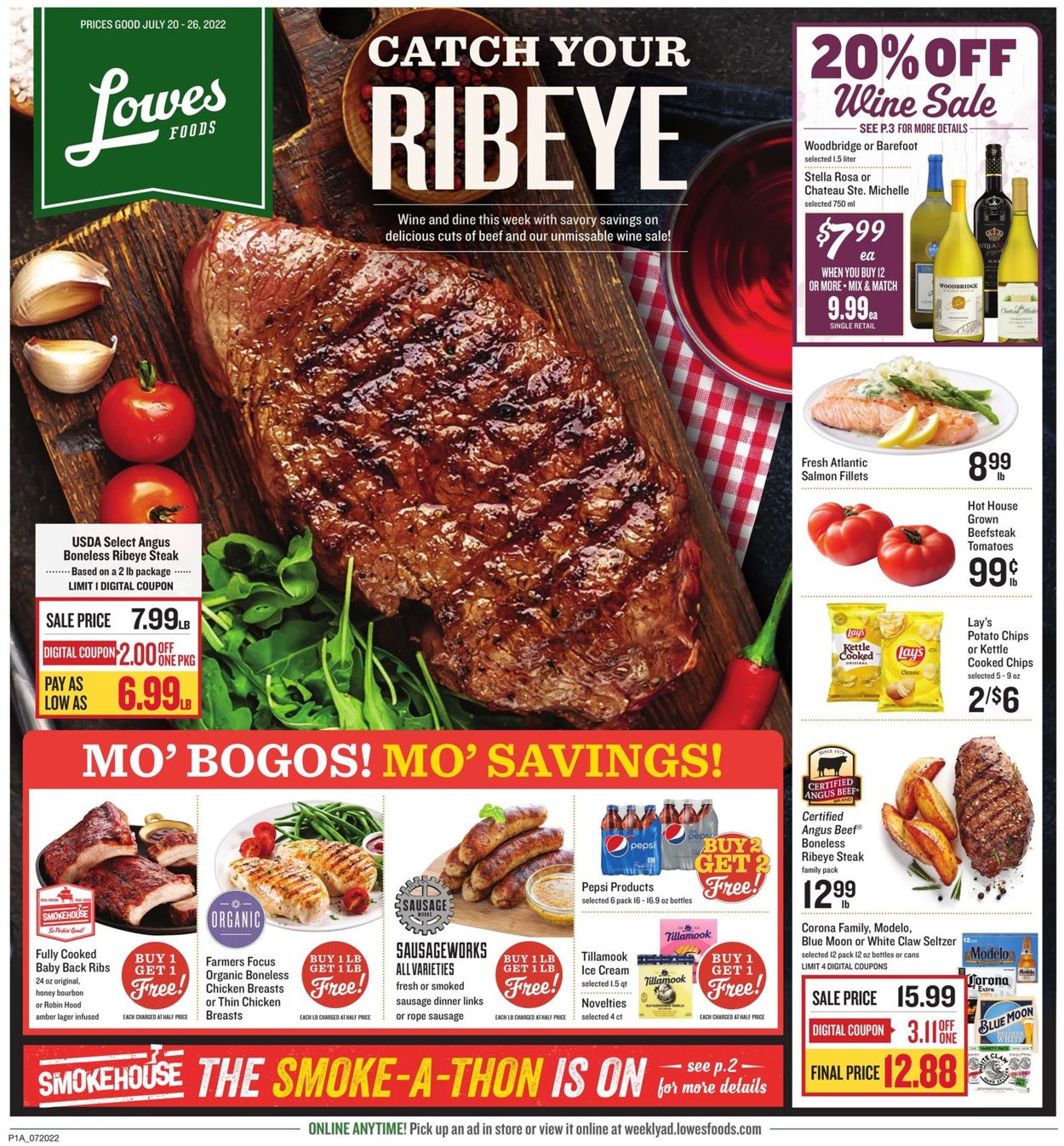 Lowes Foods Weekly Ad Circular - valid 07/20-07/26/2022