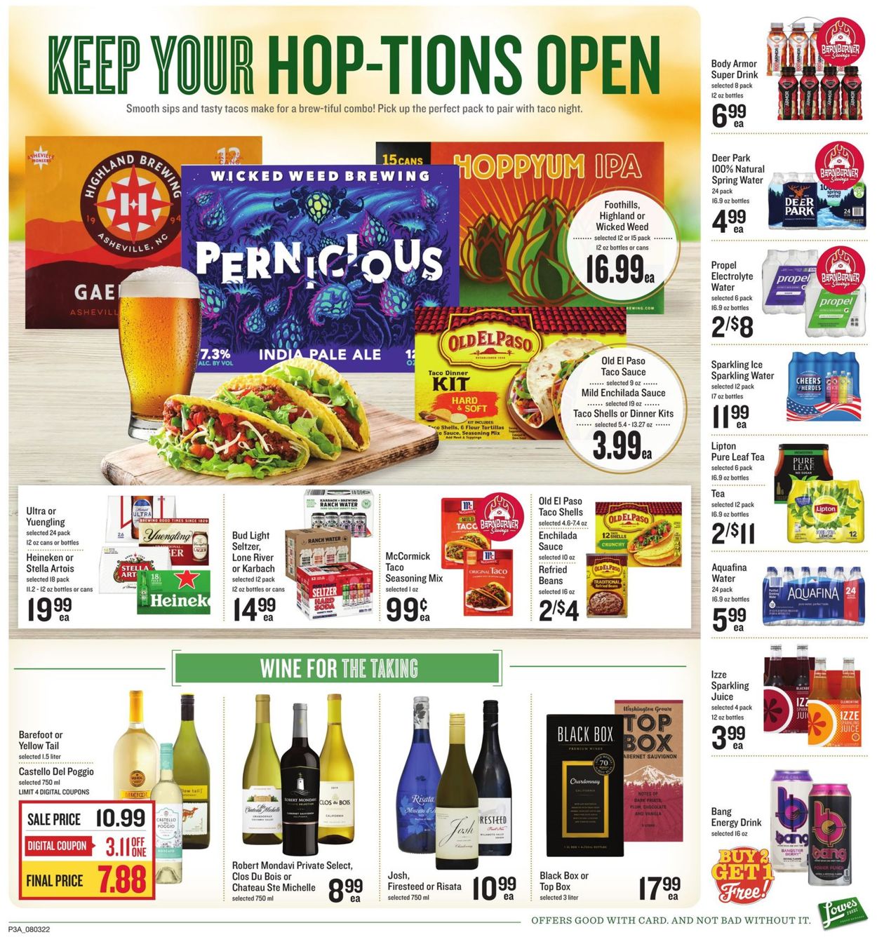 Lowes Foods Weekly Ad Circular - valid 08/03-08/09/2022 (Page 3)