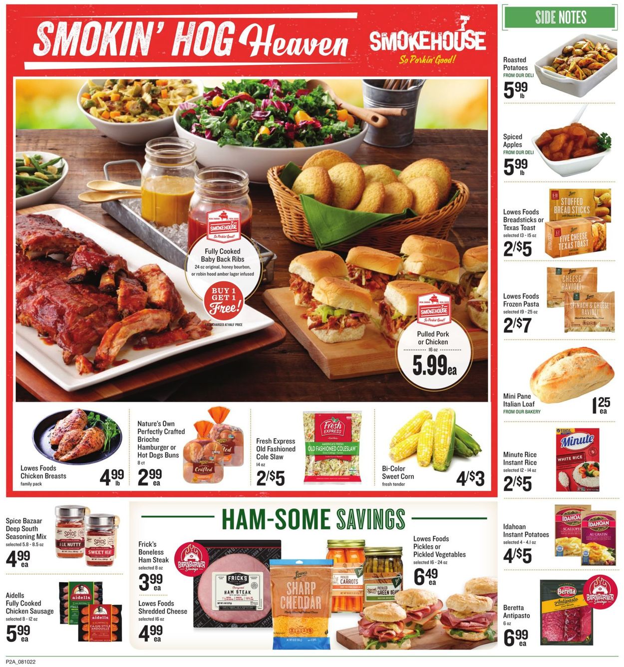 Lowes Foods Weekly Ad Circular - valid 08/10-08/16/2022 (Page 2)