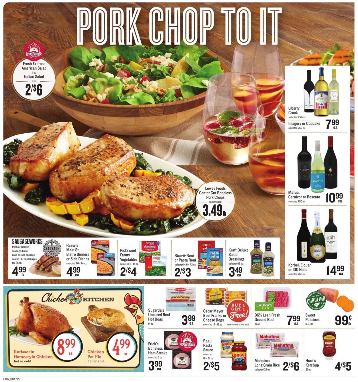 Lowes Foods Weekly Ad Circular - valid 08/17-08/23/2022 (Page 8)