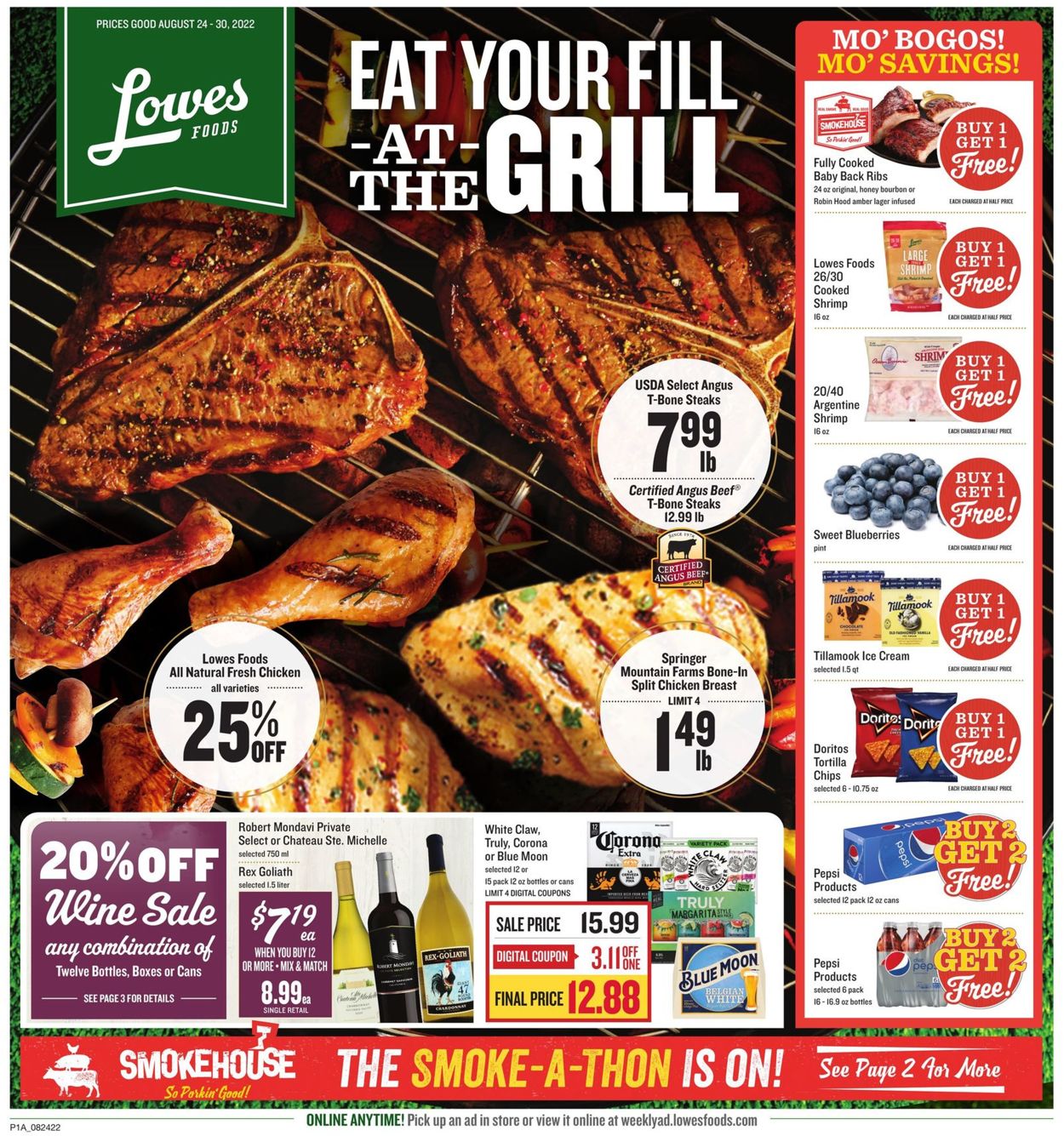Lowes Foods Weekly Ad Circular - valid 08/24-08/30/2022