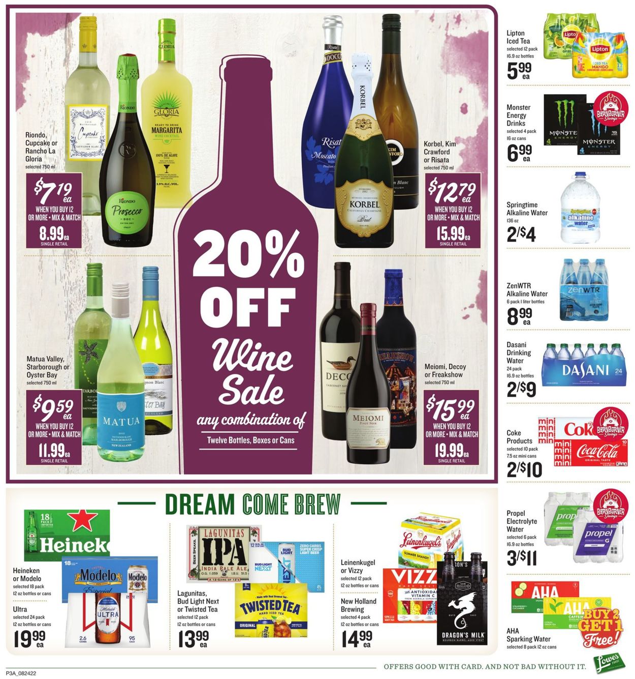 Lowes Foods Weekly Ad Circular - valid 08/24-08/30/2022 (Page 3)