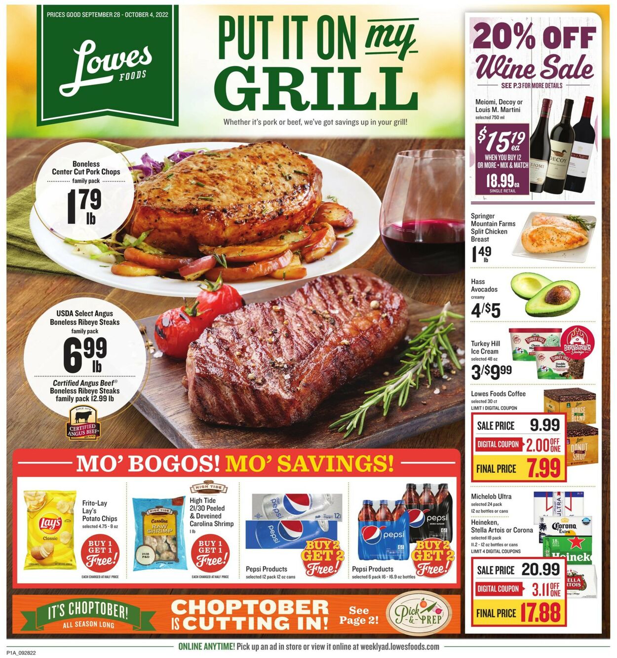 Lowes Foods Weekly Ad Circular - valid 09/28-10/04/2022