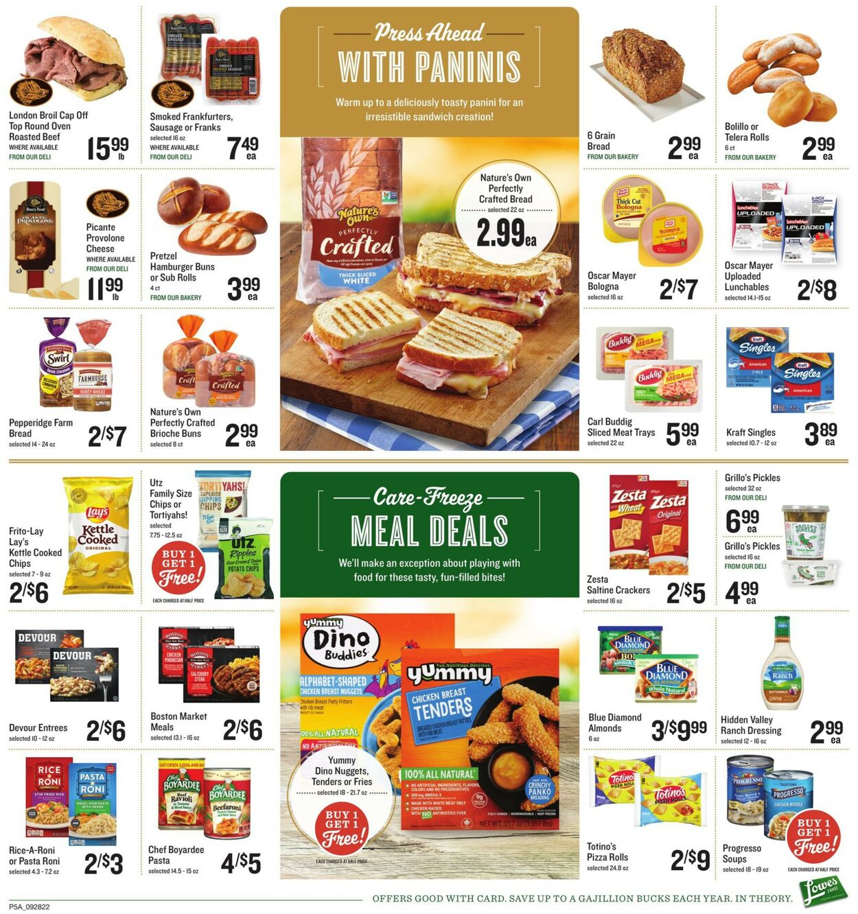 Lowes Foods Weekly Ad Circular - valid 09/28-10/04/2022 (Page 5)