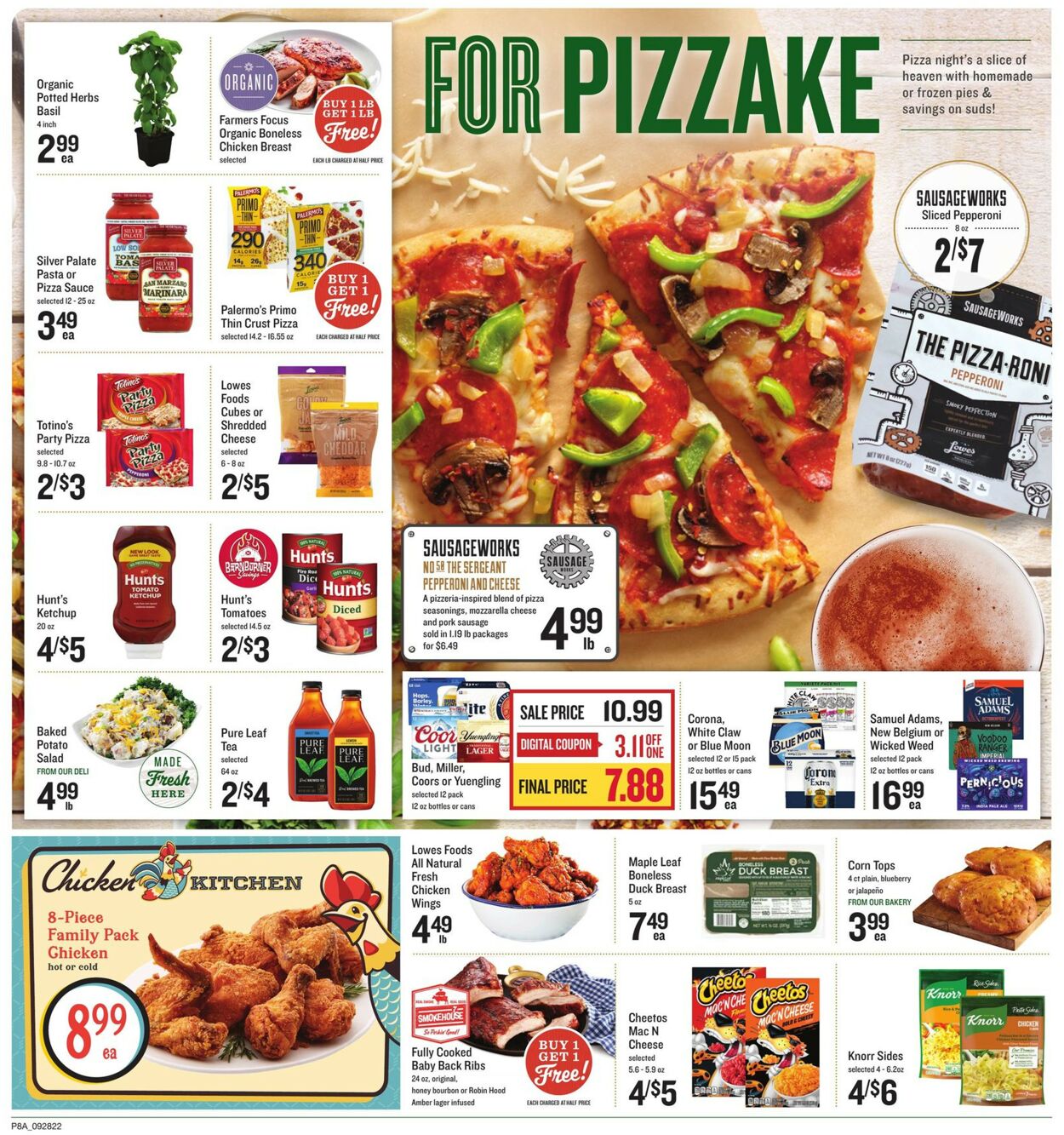 Lowes Foods Weekly Ad Circular - valid 09/28-10/04/2022 (Page 8)