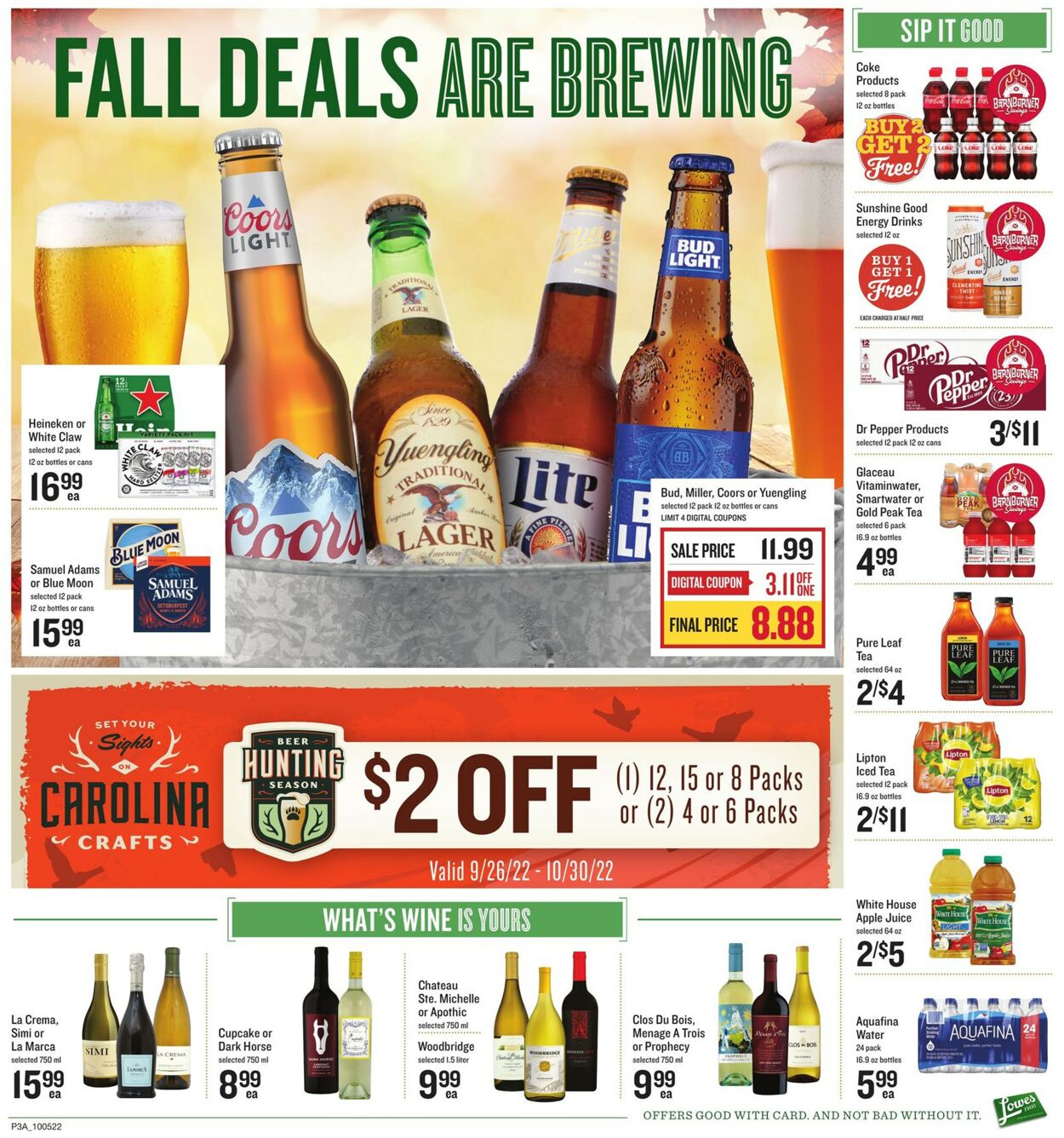 Lowes Foods Weekly Ad Circular - valid 10/05-10/11/2022 (Page 3)