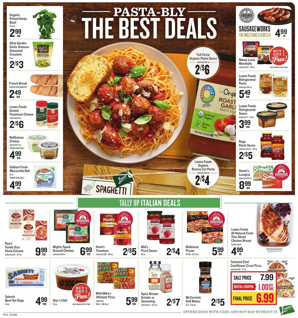 Lowes Foods Weekly Ad Circular - valid 10/19-10/25/2022 (Page 7)