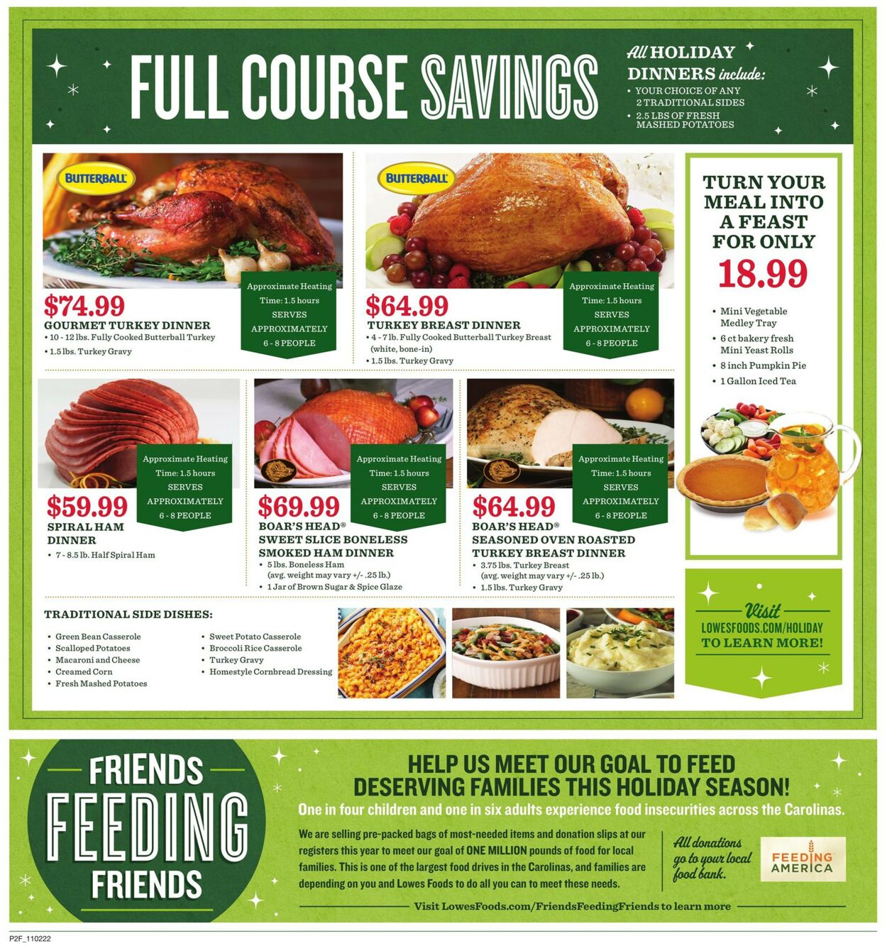 Lowes Foods Weekly Ad Circular - valid 11/02-11/29/2022 (Page 2)