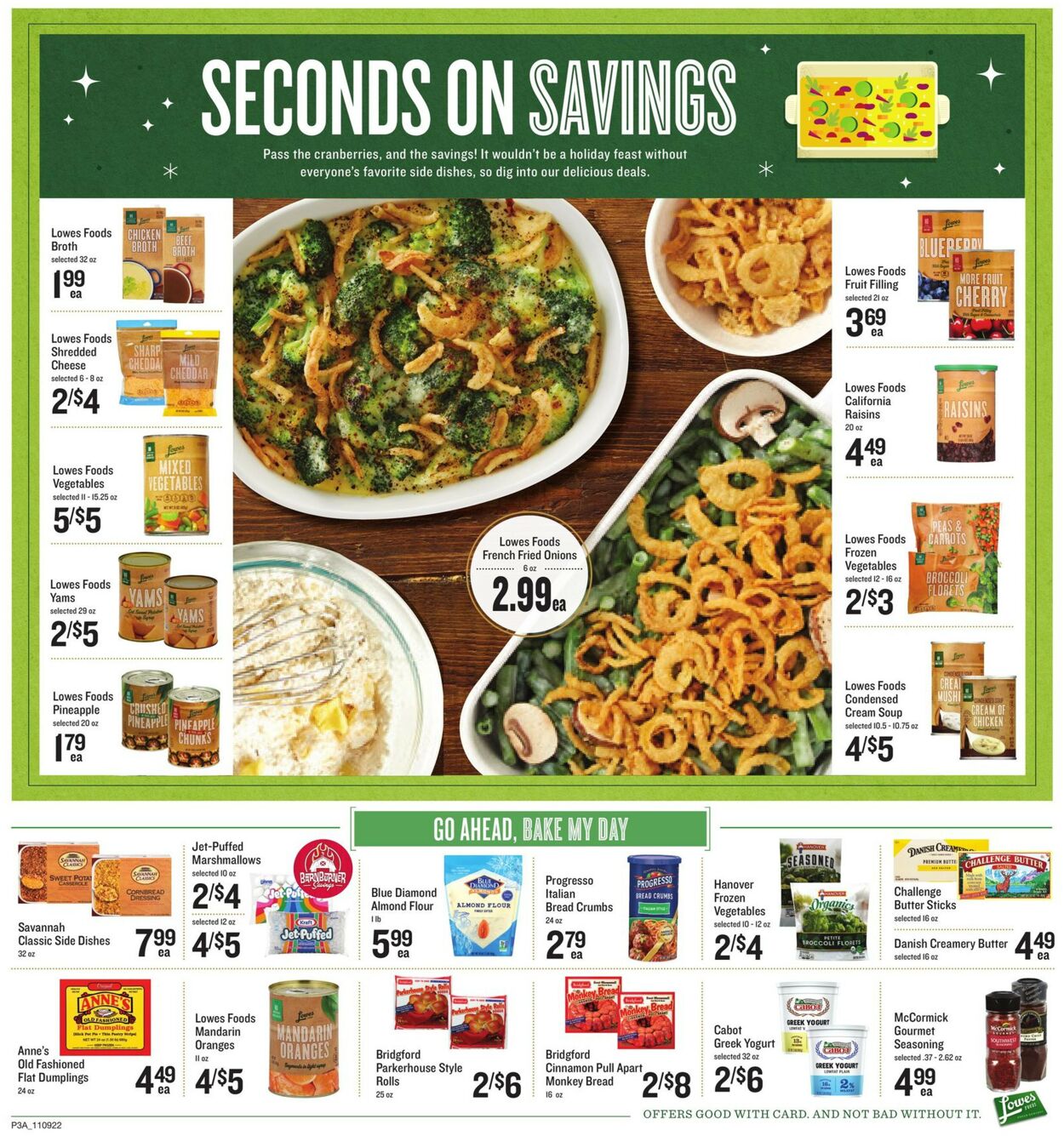 Lowes Foods Weekly Ad Circular - valid 11/09-11/15/2022 (Page 3)