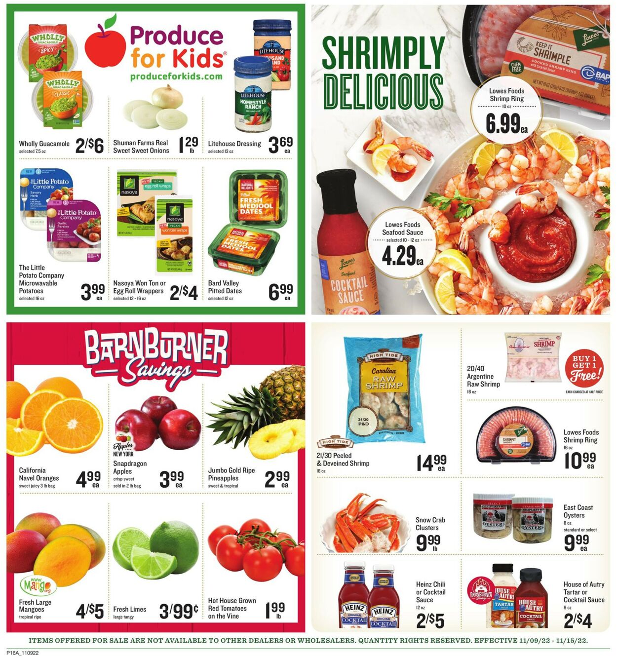 Lowes Foods Weekly Ad Circular - valid 11/09-11/15/2022 (Page 21)