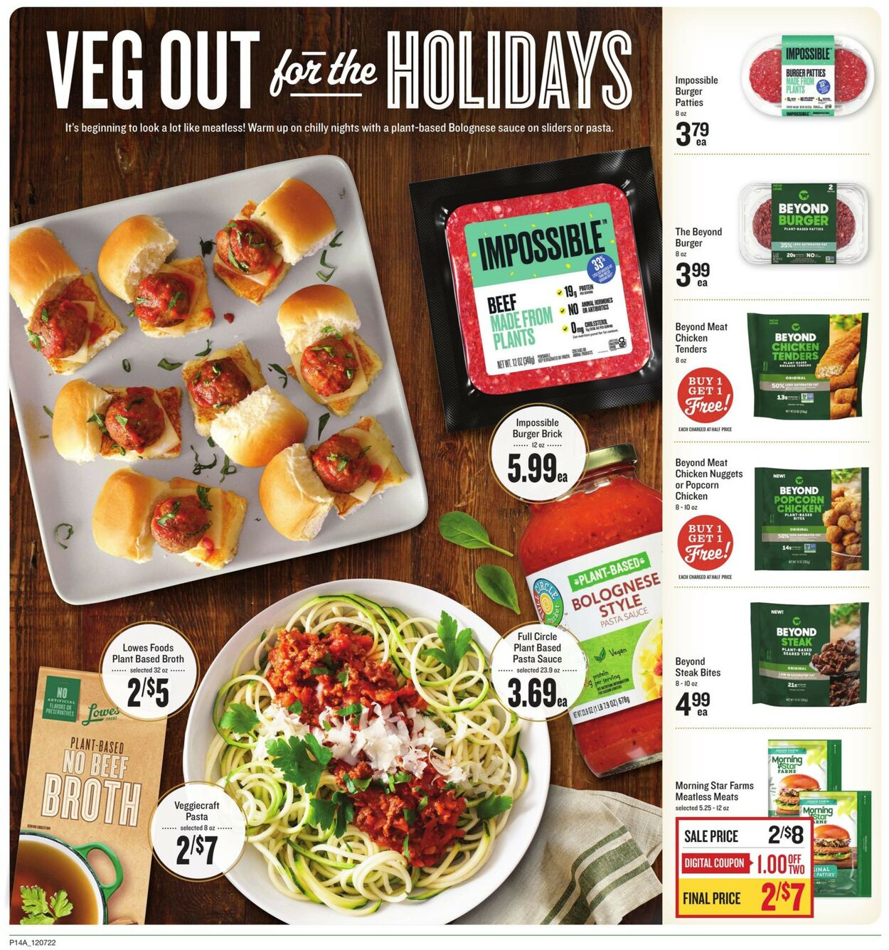 Lowes Foods Weekly Ad Circular - valid 12/07-12/13/2022 (Page 14)