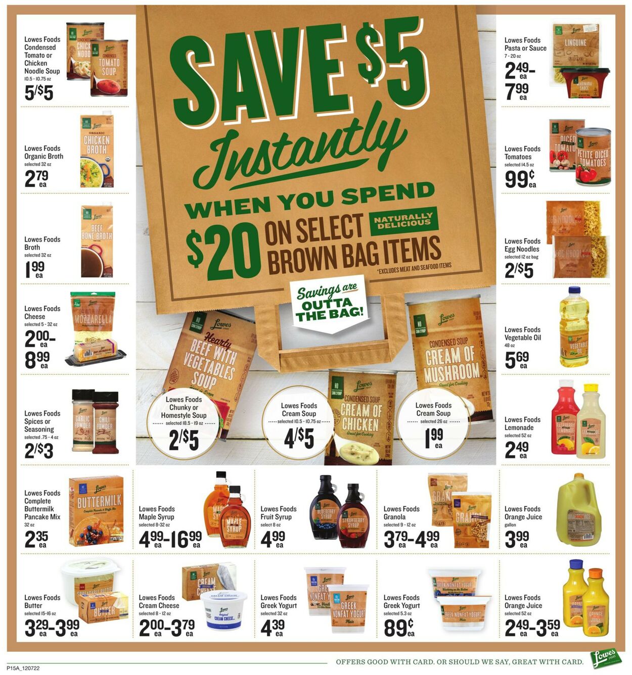 Lowes Foods Weekly Ad Circular - valid 12/07-12/13/2022 (Page 15)