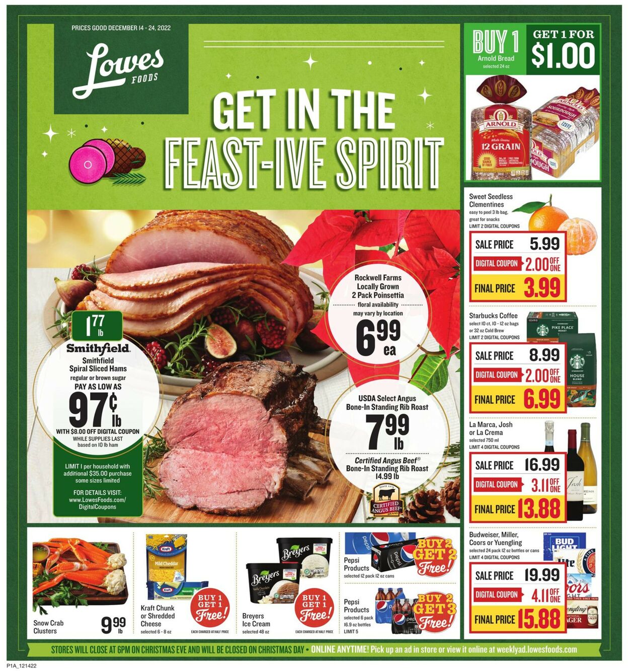 Lowes Foods Weekly Ad Circular - valid 12/14-12/24/2022