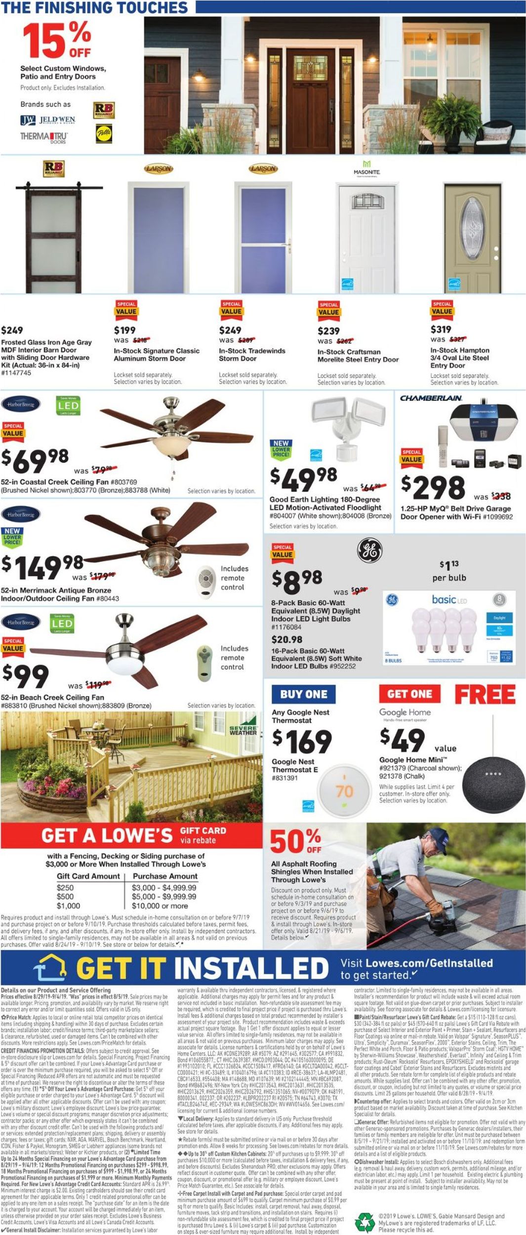 Lowe's Weekly Ad Circular - valid 08/29-09/04/2019 (Page 14)