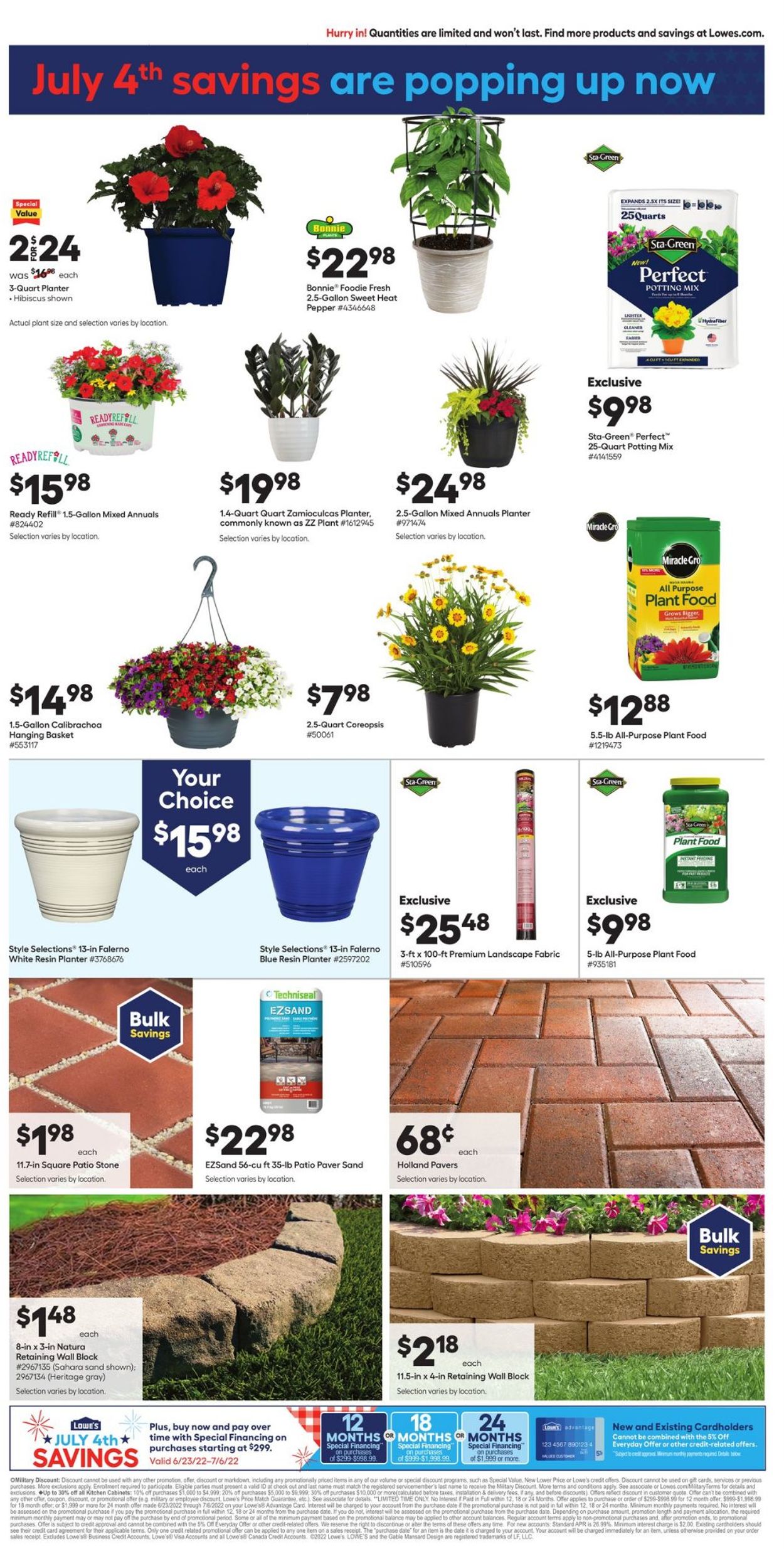 Lowe's - 4th of July Sale Weekly Ad Circular - valid 06/30-07/06/2022 (Page 4)