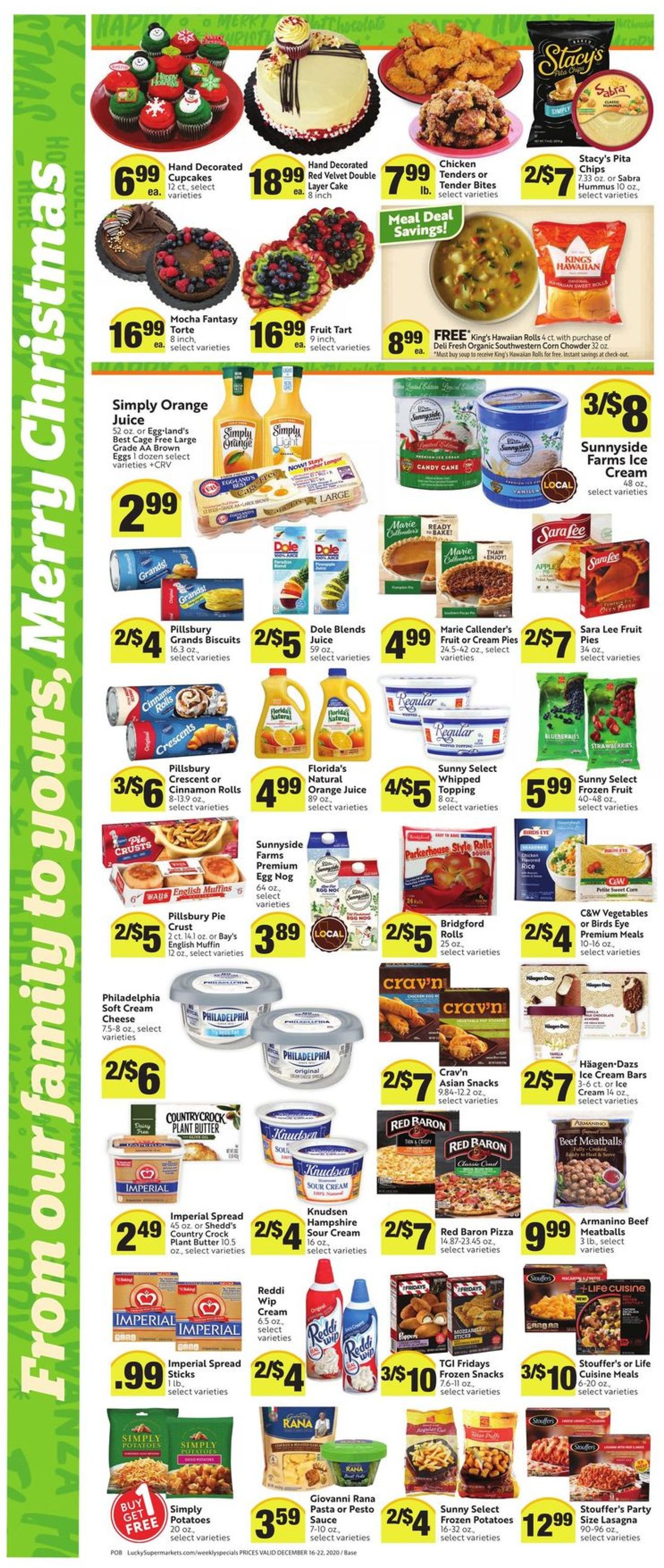 Lucky Supermarkets Christmas Ad 2020 Weekly Ad Circular - valid 12/16-12/22/2020 (Page 6)