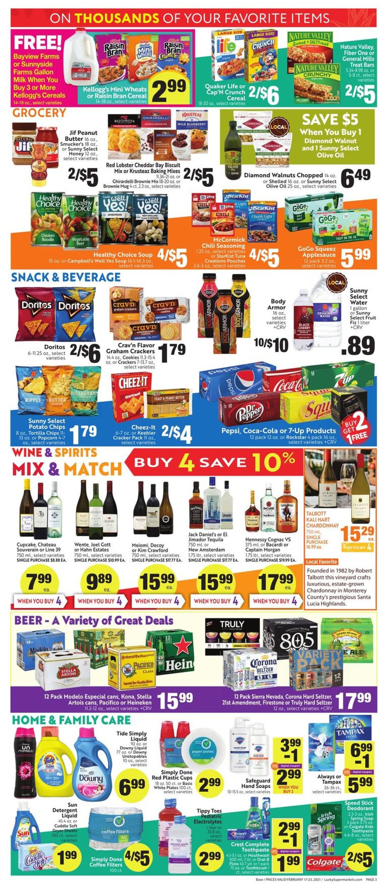 Lucky Supermarkets Weekly Ad Circular - valid 02/17-02/23/2021 (Page 3)