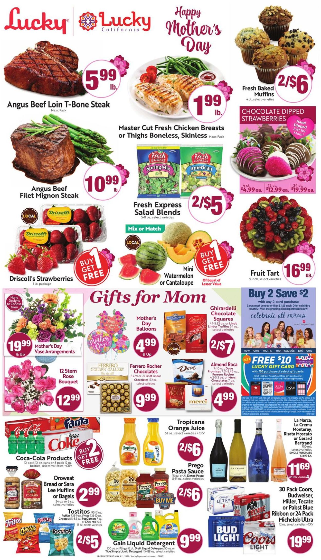 Lucky Supermarkets Weekly Ad Circular - valid 05/05-05/11/2021