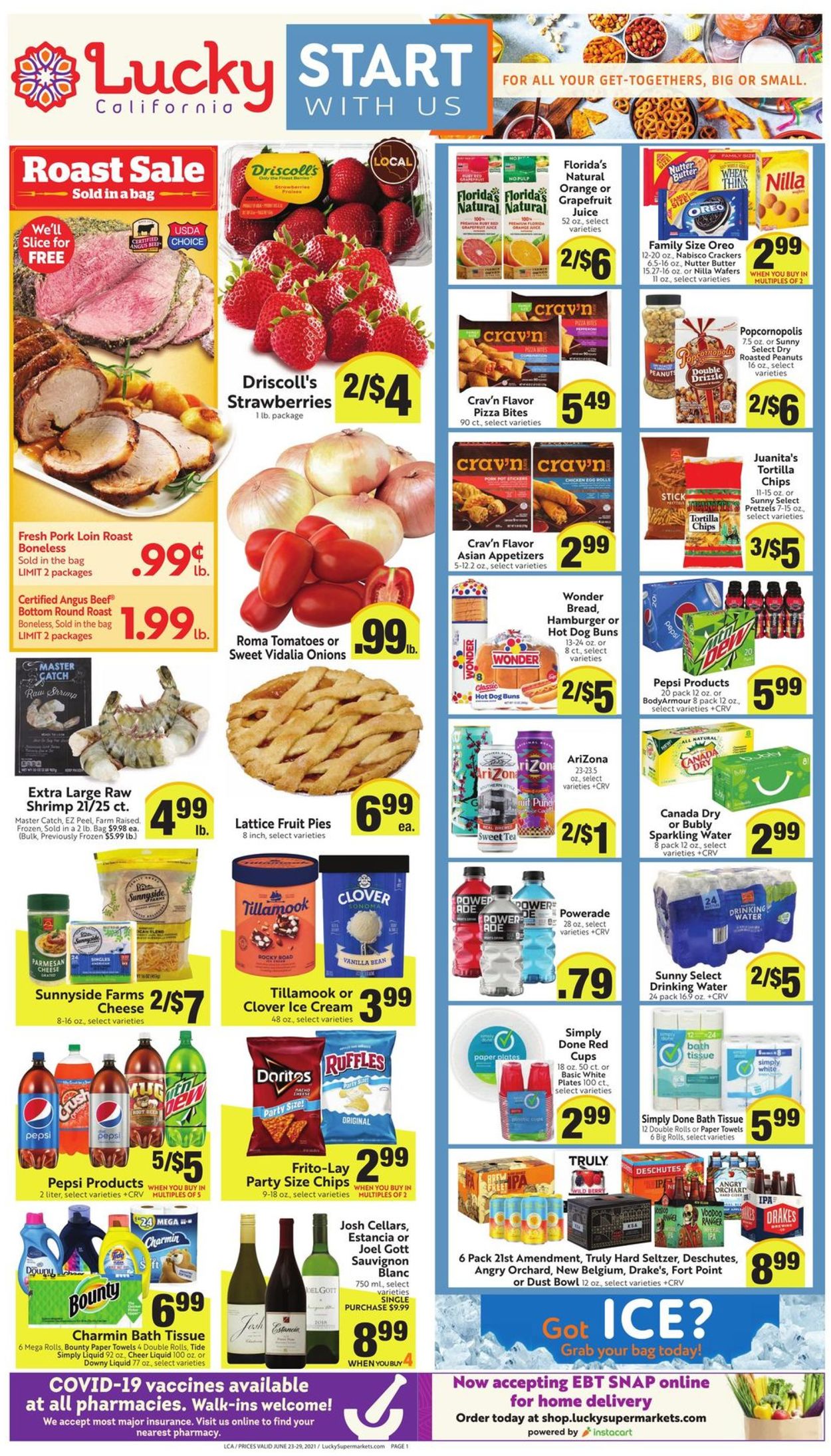 Lucky Supermarkets Weekly Ad Circular - valid 06/23-06/29/2021