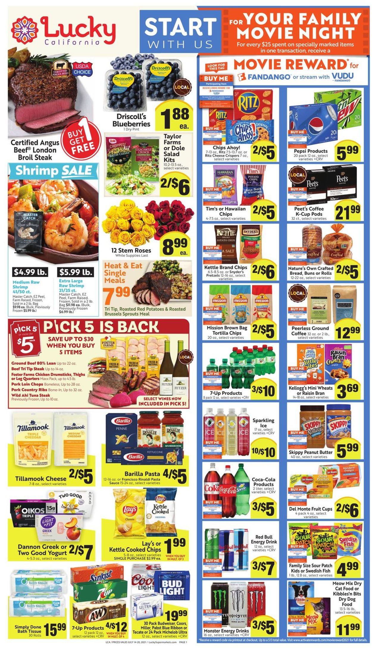 Lucky Supermarkets Weekly Ad Circular - valid 07/14-07/20/2021