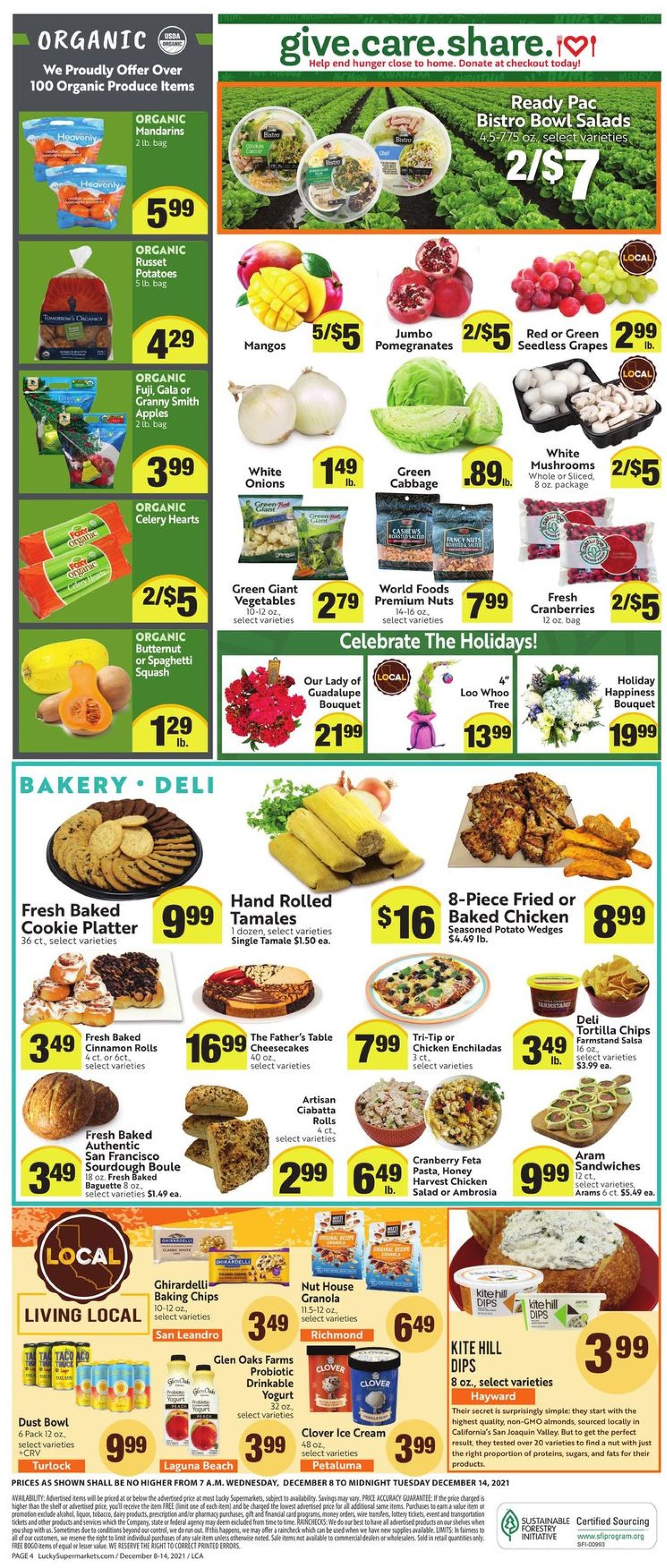 Lucky Supermarkets - Holiday 2021 Weekly Ad Circular - valid 12/08-12/14/2021 (Page 4)