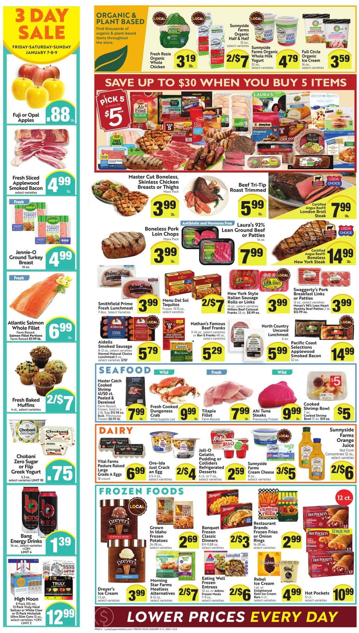 Lucky Supermarkets Weekly Ad Circular - valid 01/05-01/11/2022 (Page 2)