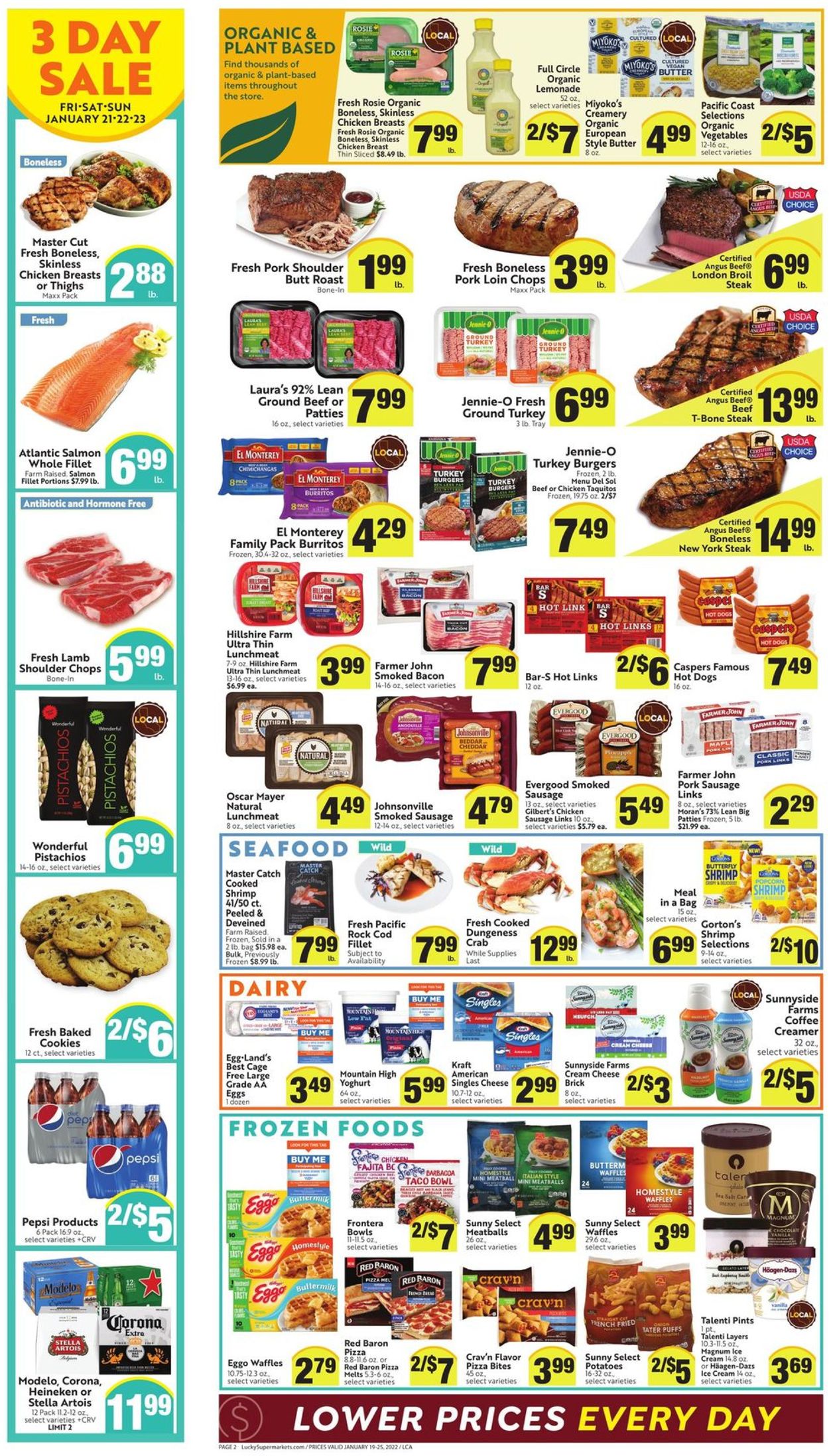 Lucky Supermarkets Weekly Ad Circular - valid 01/19-01/25/2022 (Page 2)