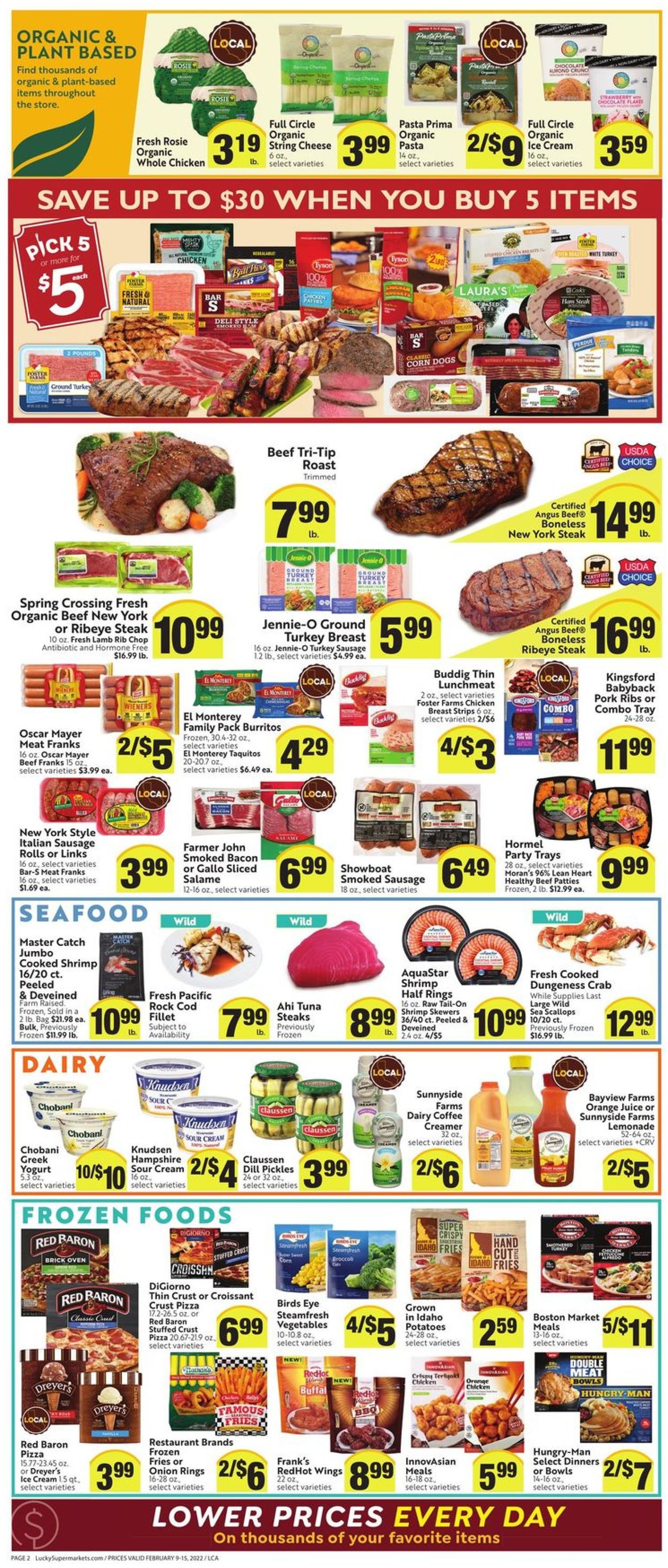 Lucky Supermarkets Weekly Ad Circular - valid 02/09-02/15/2022 (Page 2)