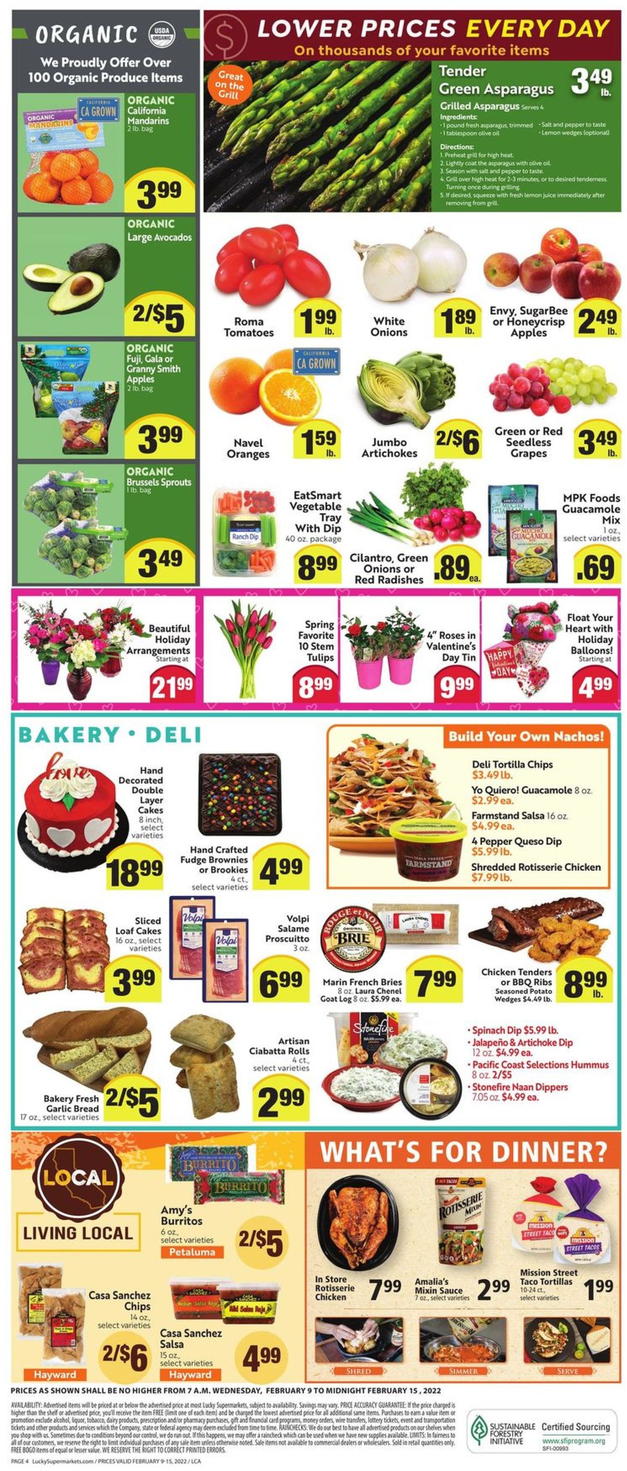 Lucky Supermarkets Weekly Ad Circular - valid 02/09-02/15/2022 (Page 4)