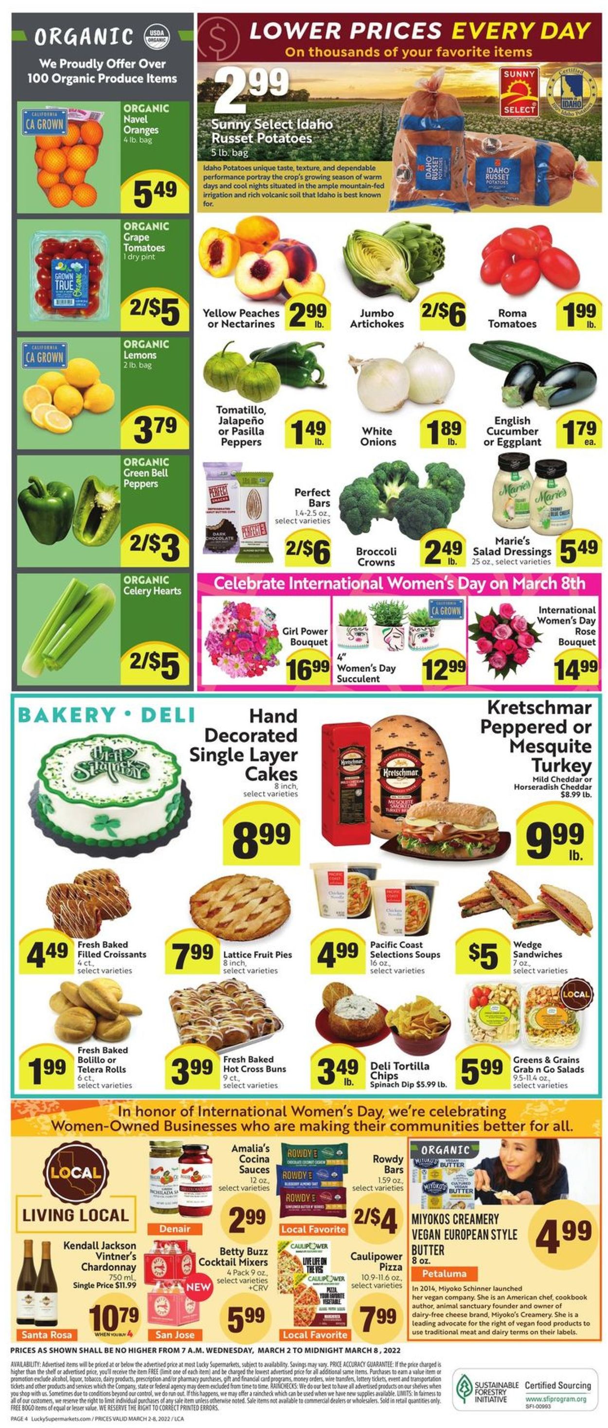 Lucky Supermarkets Weekly Ad Circular - valid 03/02-03/08/2022 (Page 4)