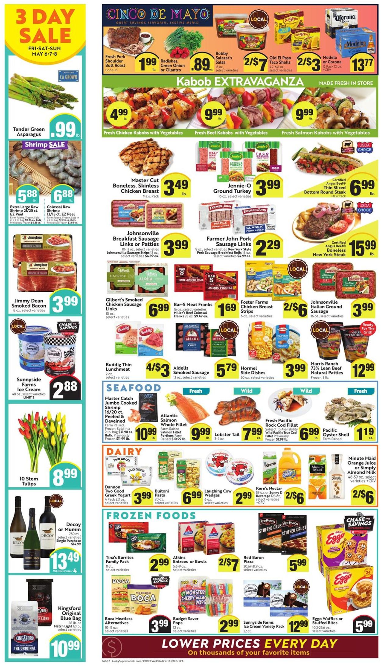 Lucky Supermarkets Weekly Ad Circular - valid 05/04-05/10/2022 (Page 2)