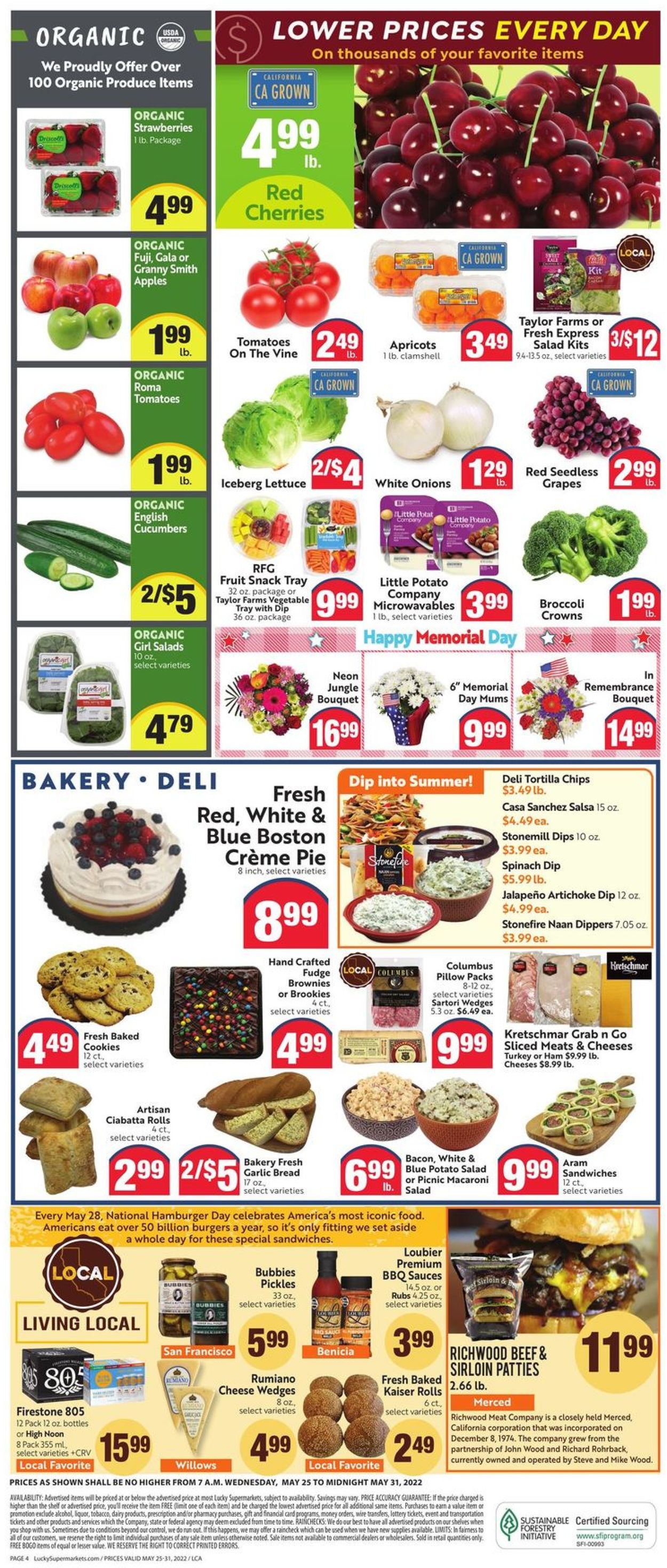 Lucky Supermarkets Weekly Ad Circular - valid 05/25-05/31/2022 (Page 4)