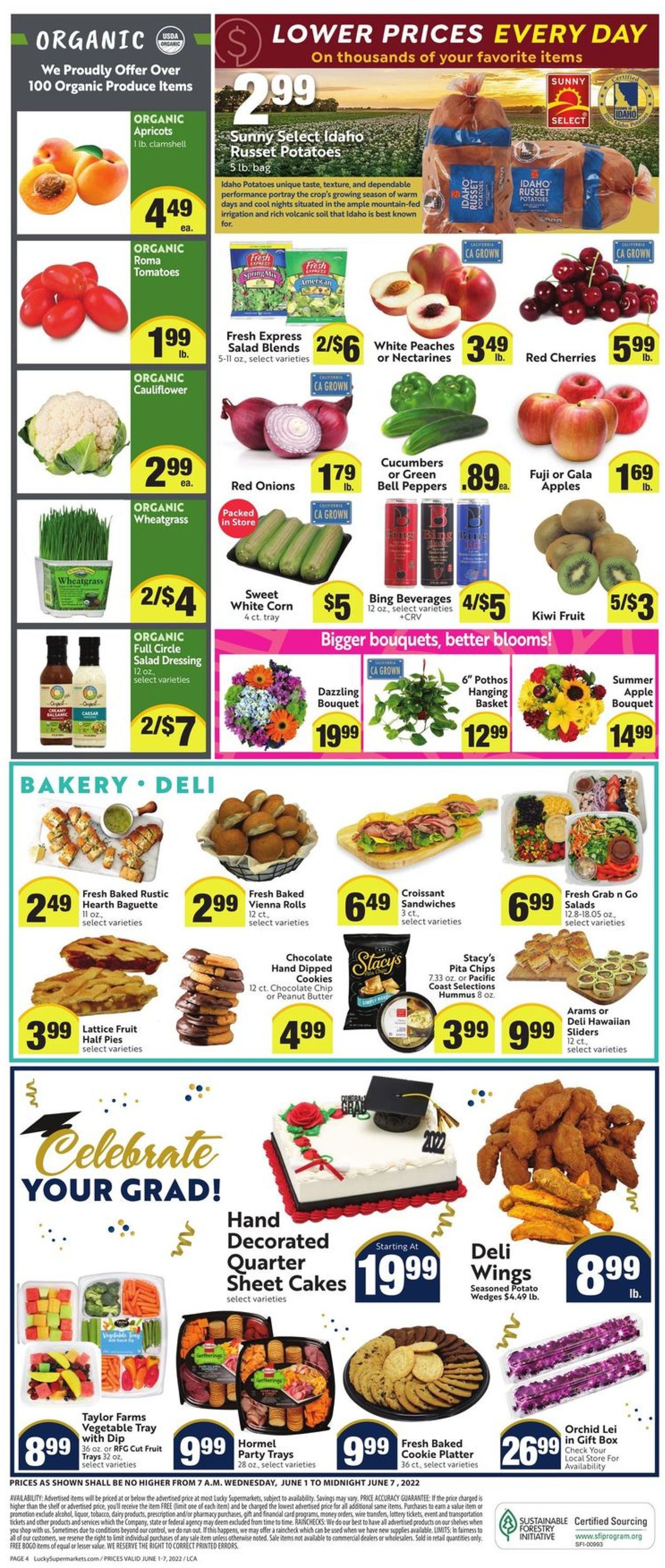 Lucky Supermarkets Weekly Ad Circular - valid 06/01-06/07/2022 (Page 4)
