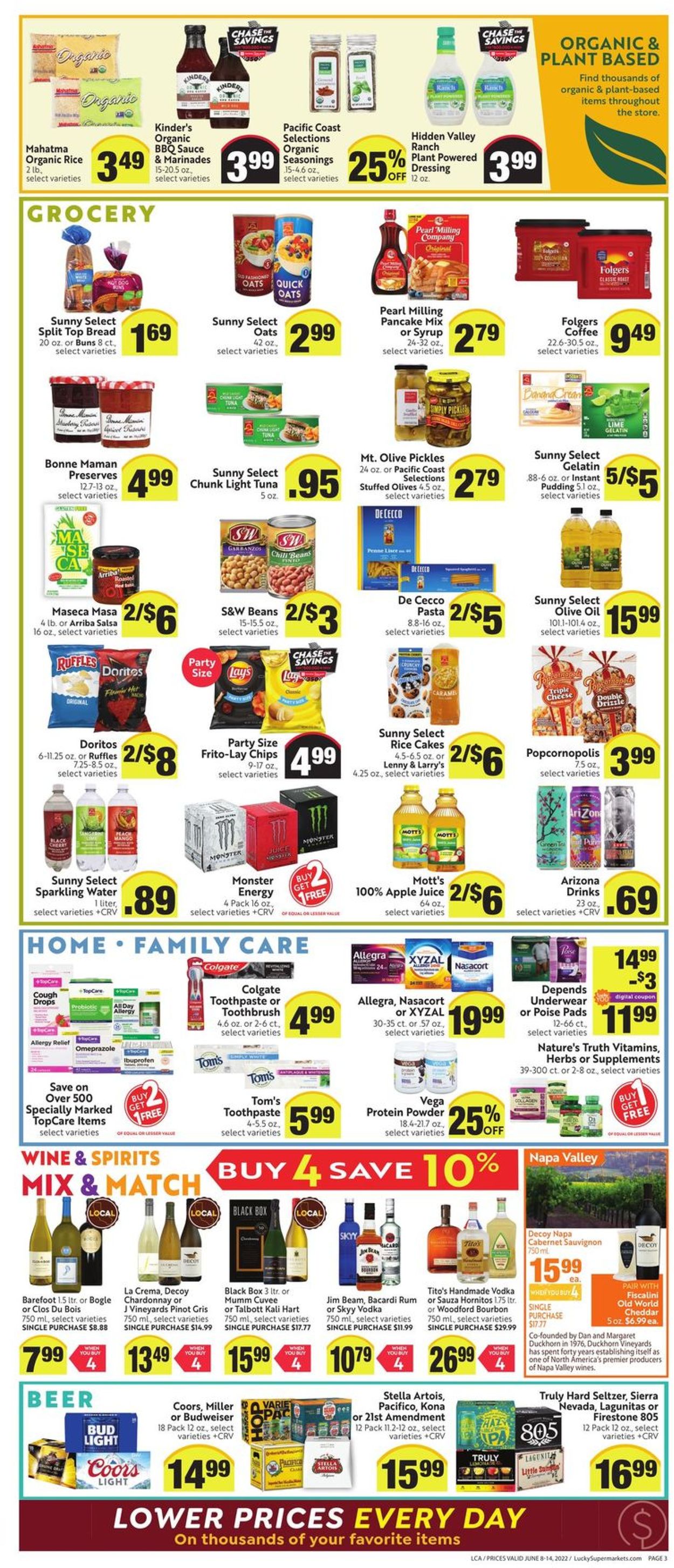 Lucky Supermarkets Weekly Ad Circular - valid 06/08-06/14/2022 (Page 3)